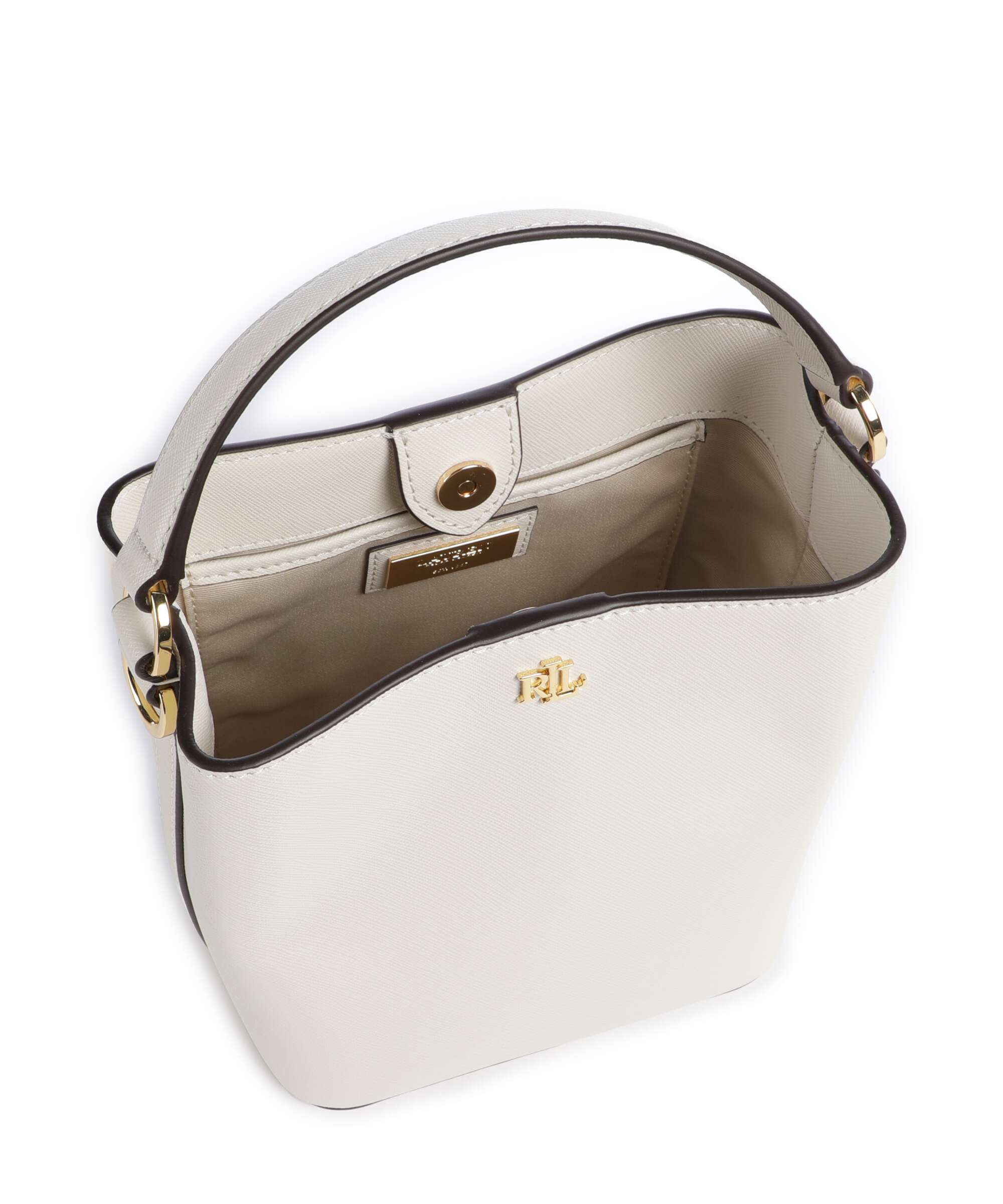 Lauren Ralph Lauren Reese Small Bucket bag soft white/pb