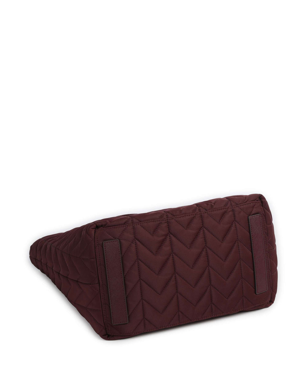 Lauren Ralph Lauren Stevie Extra Large Handbag dark garnet