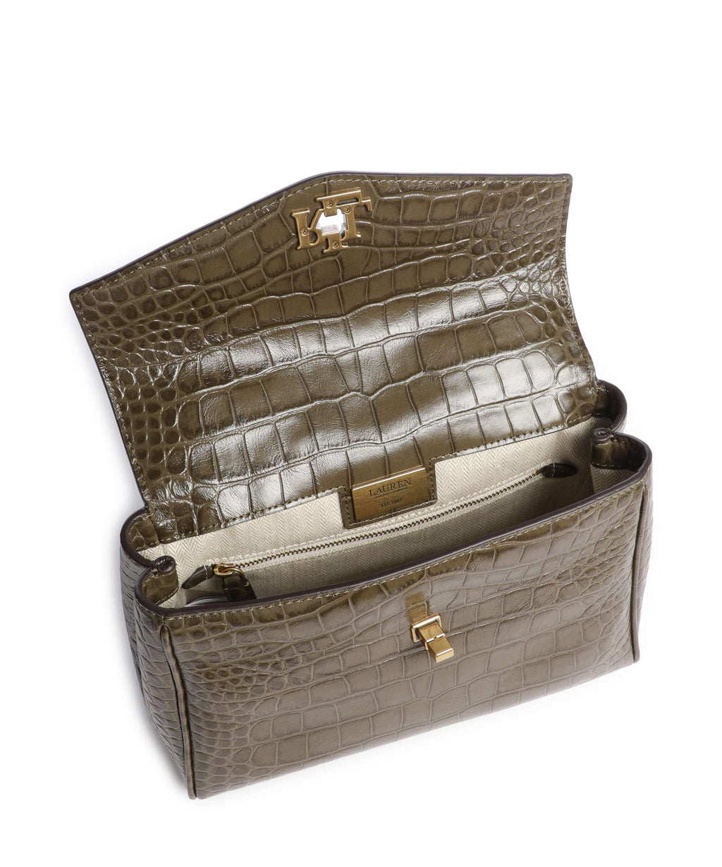 Lauren Ralph Lauren Farrah Small Handbag botanic green