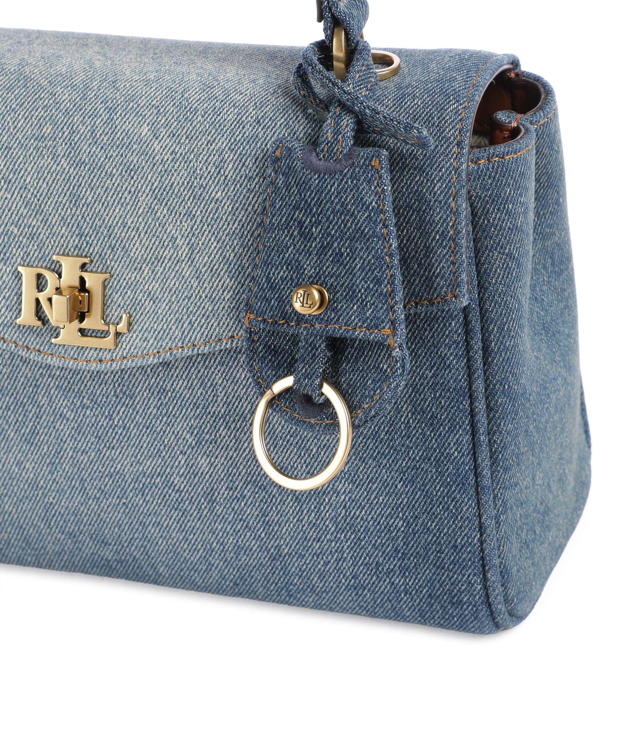 Lauren Ralph Lauren Farrah Small Handbag oxford blue/lauren tan