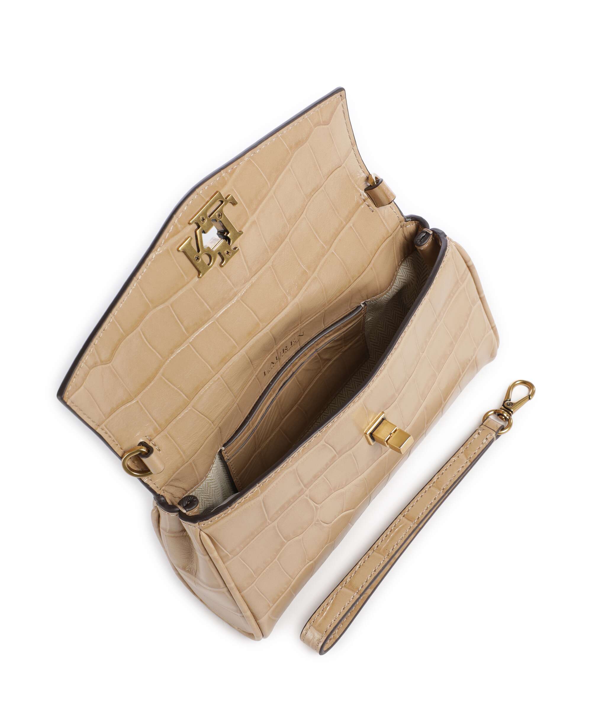 Lauren Ralph Lauren Tanner Large Crossbody bag tan