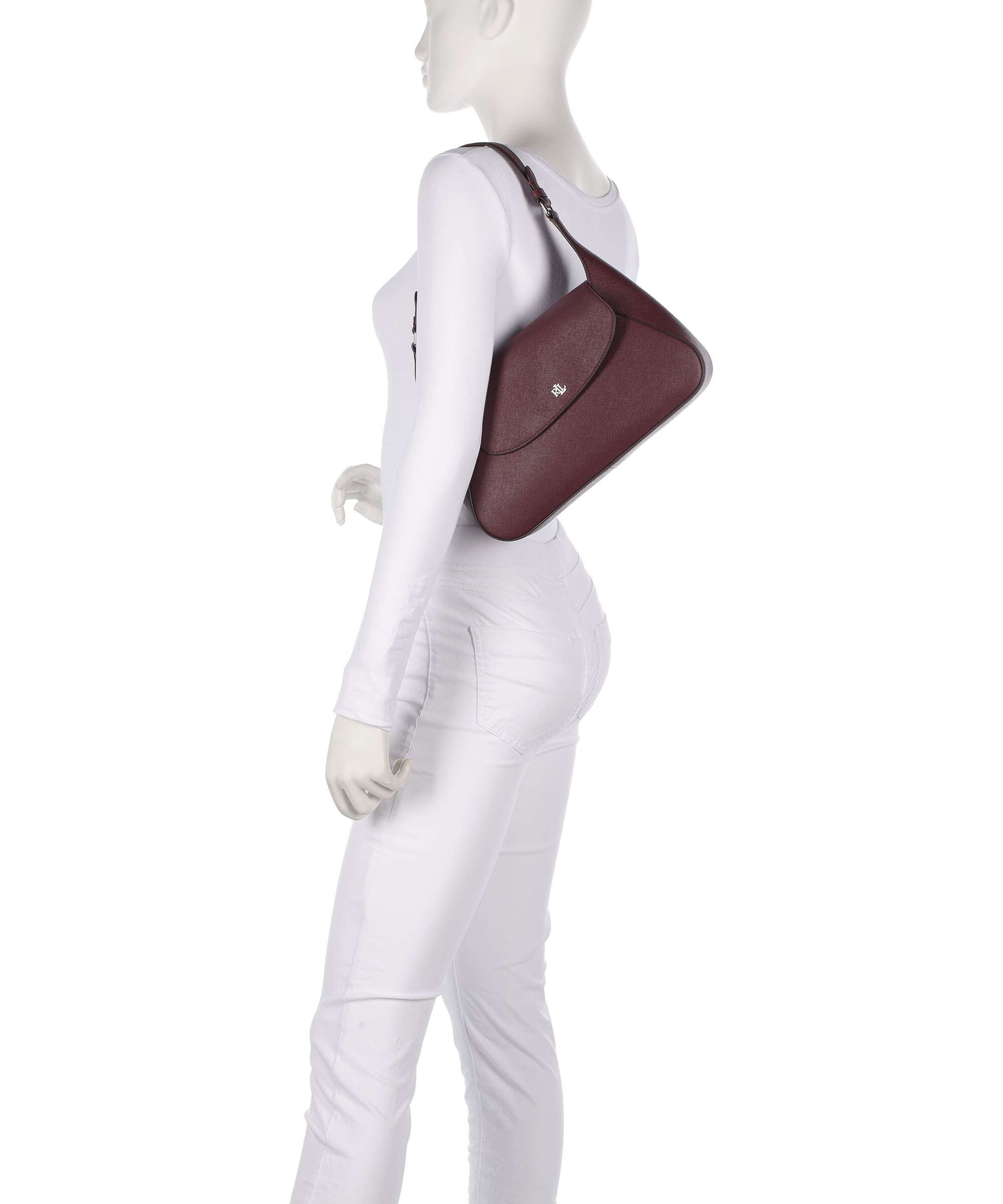 Lauren Ralph Lauren Schylar Medium Shoulder bag dark garnet