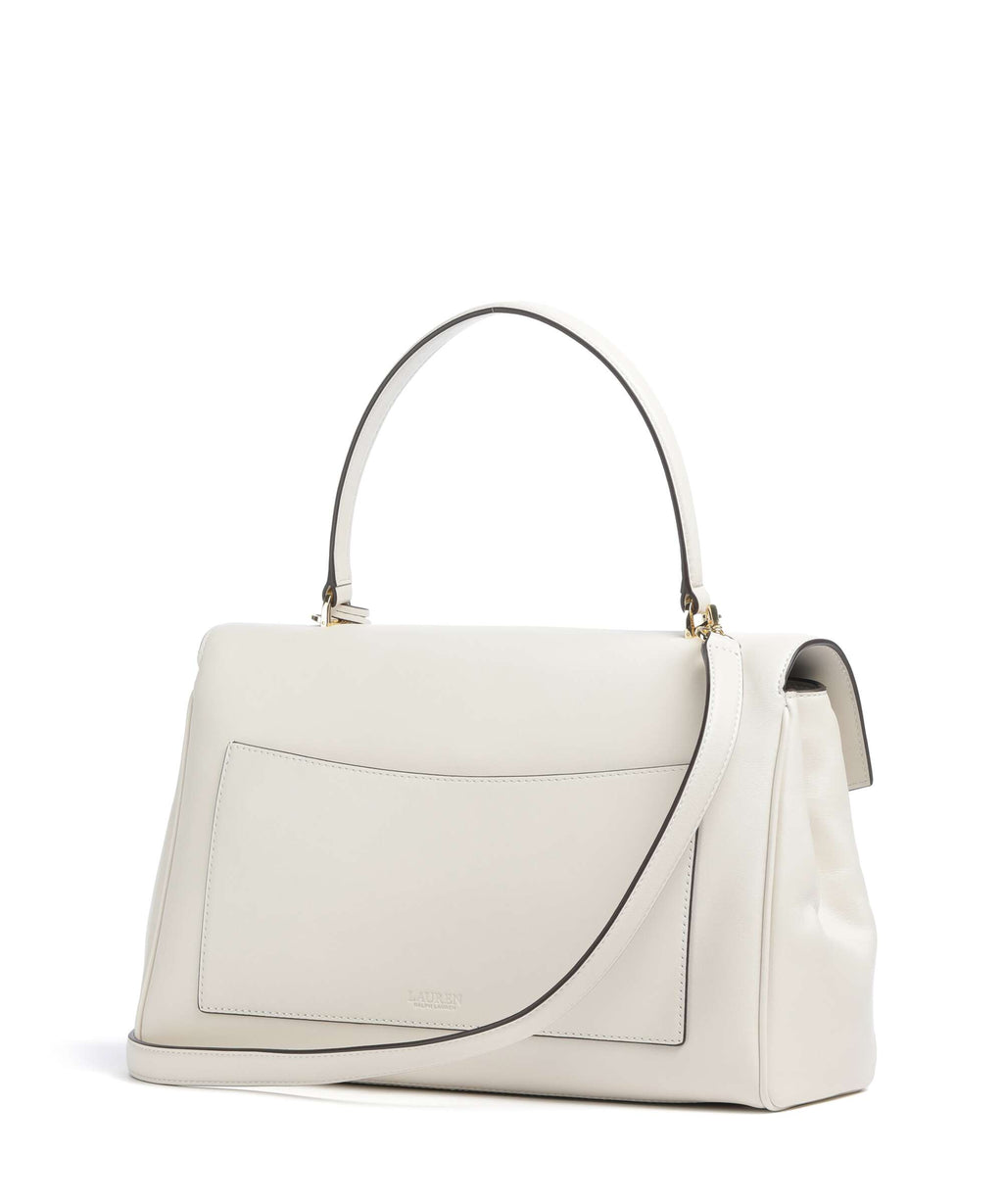 Lauren Ralph Lauren Farrah Medium Handbag soft white