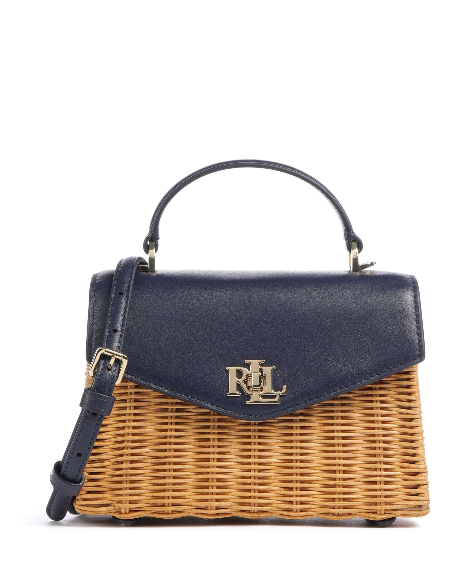 Lauren Ralph Lauren Farrah Small Handbag light walnut/refined navy
