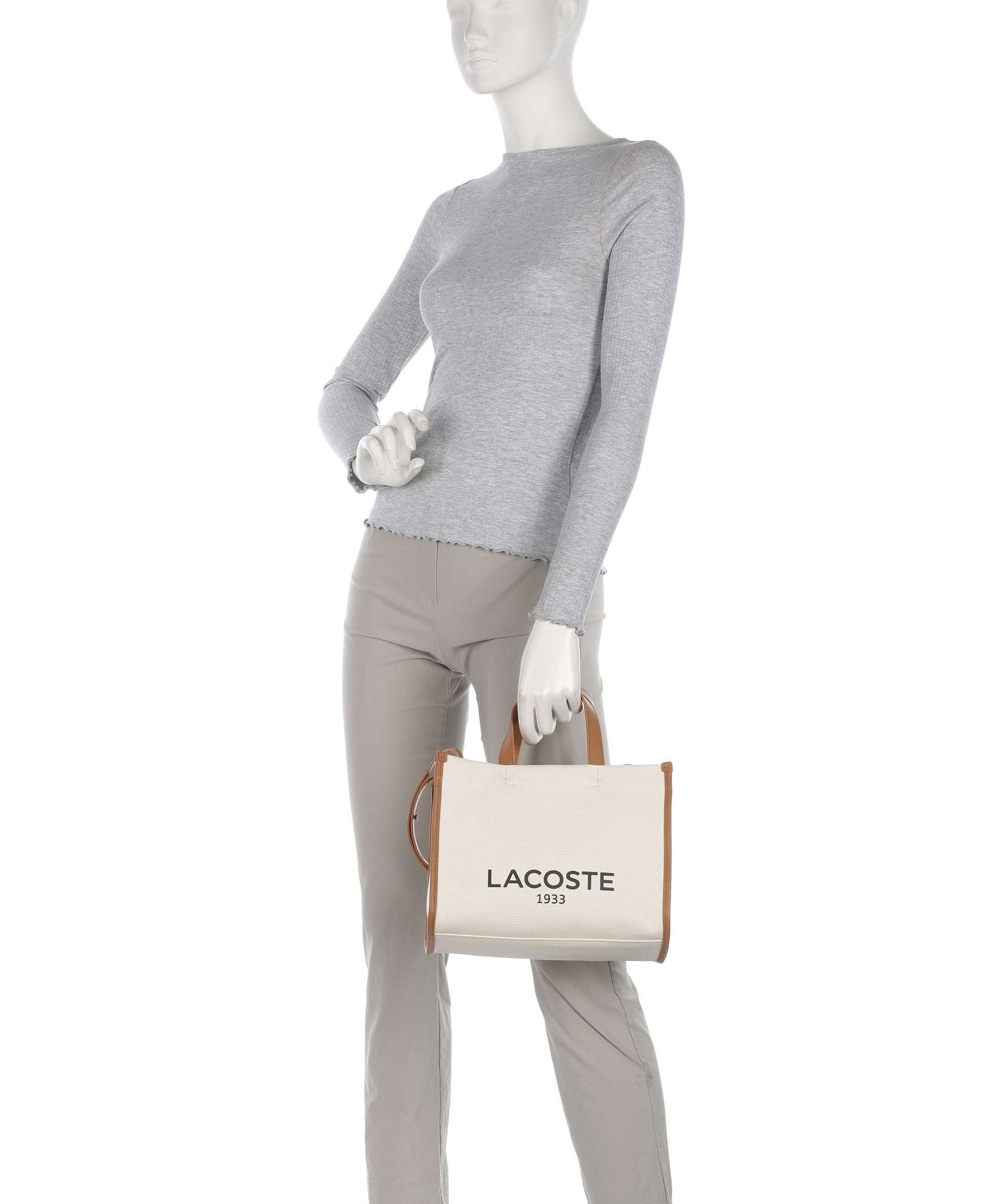 Lacoste Heritage Handbag natural/tan