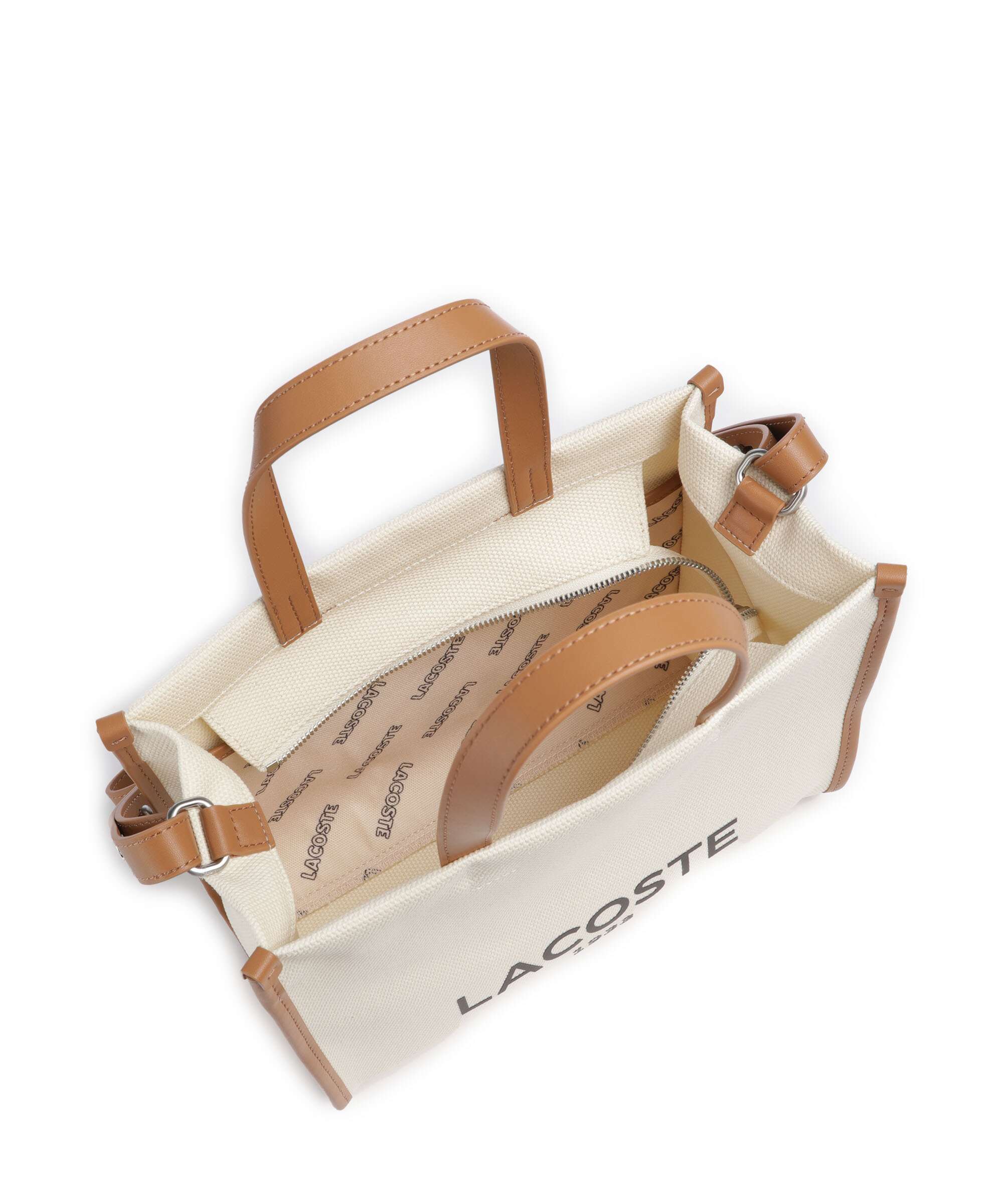 Lacoste Heritage Handbag natural/tan
