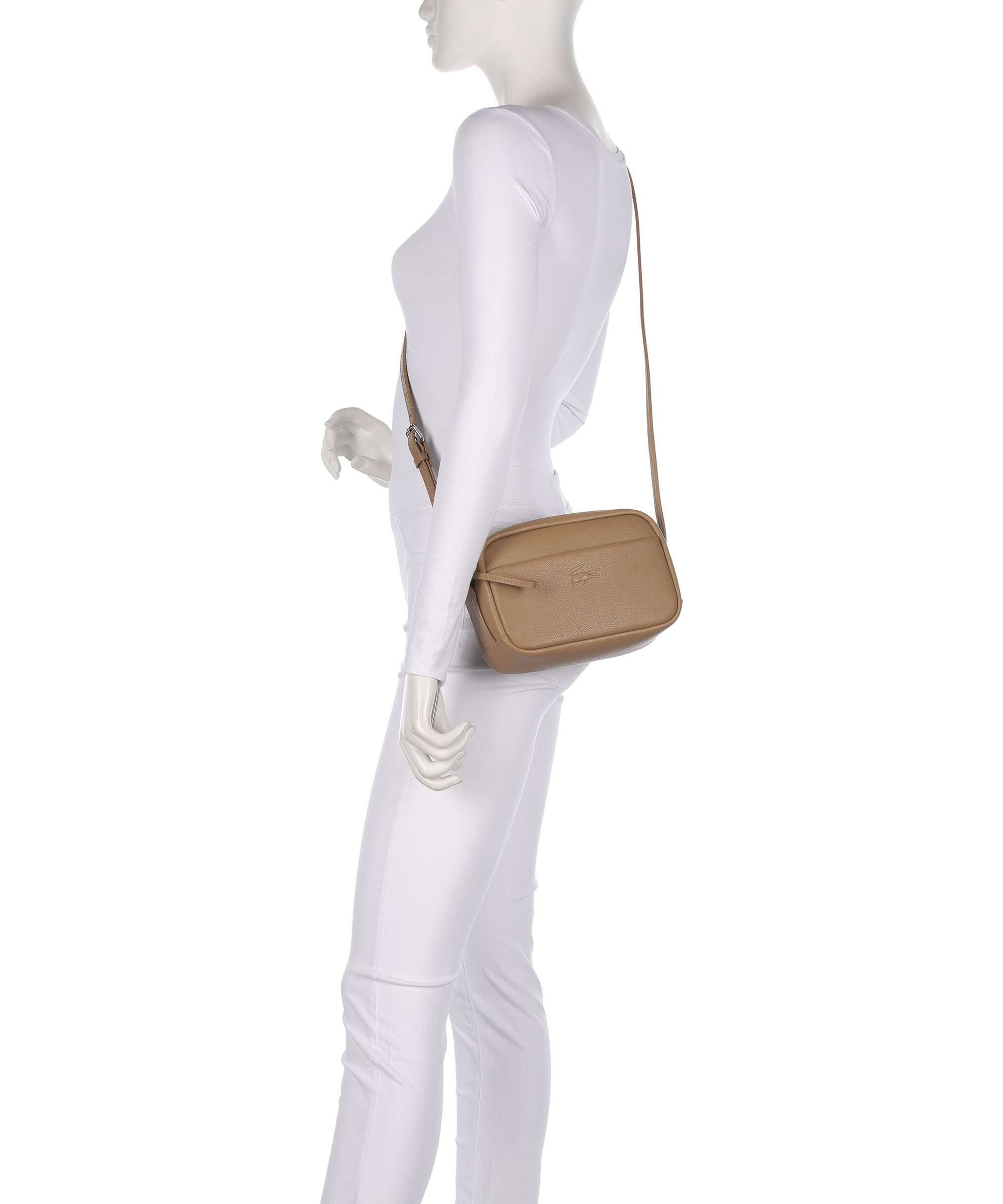 Lacoste City Court Crossbody bag warm beige