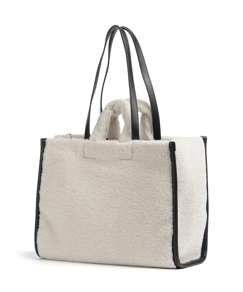 Lacoste Heritage Tote bag natural/noir