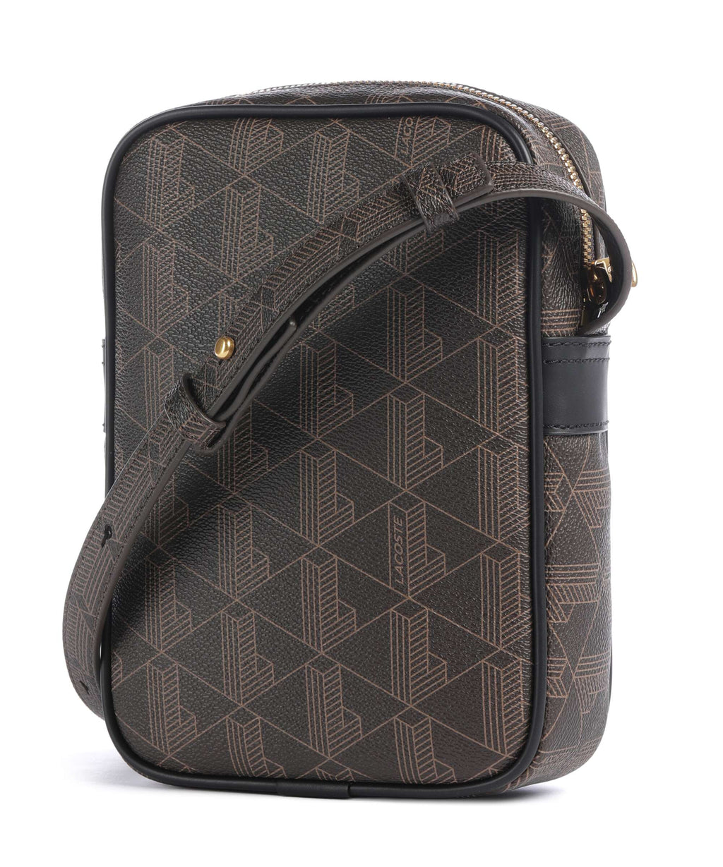 Lacoste The Blend Crossbody bag mono slate black shitake