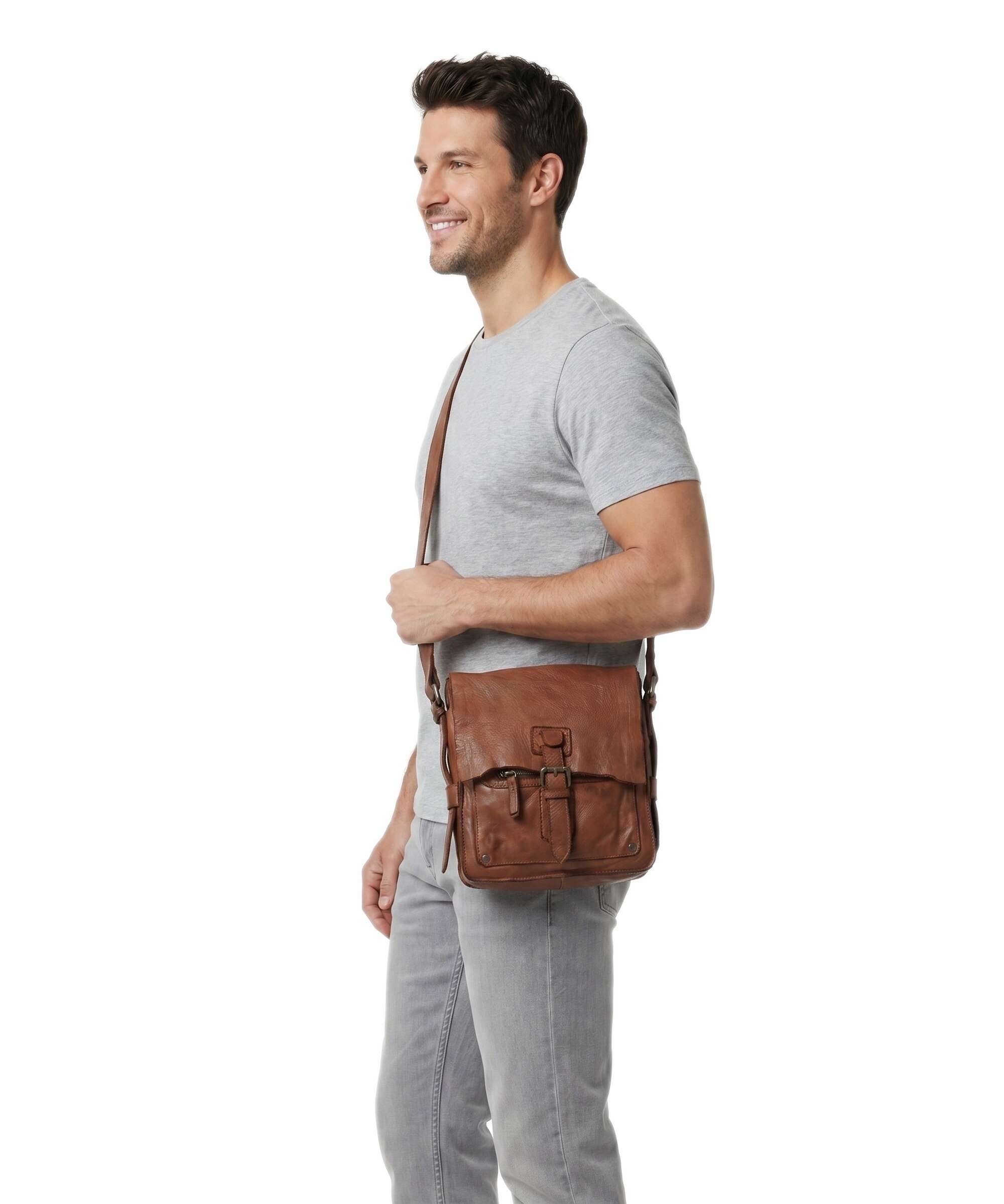 Harold's Submarine Crossbody bag cognac