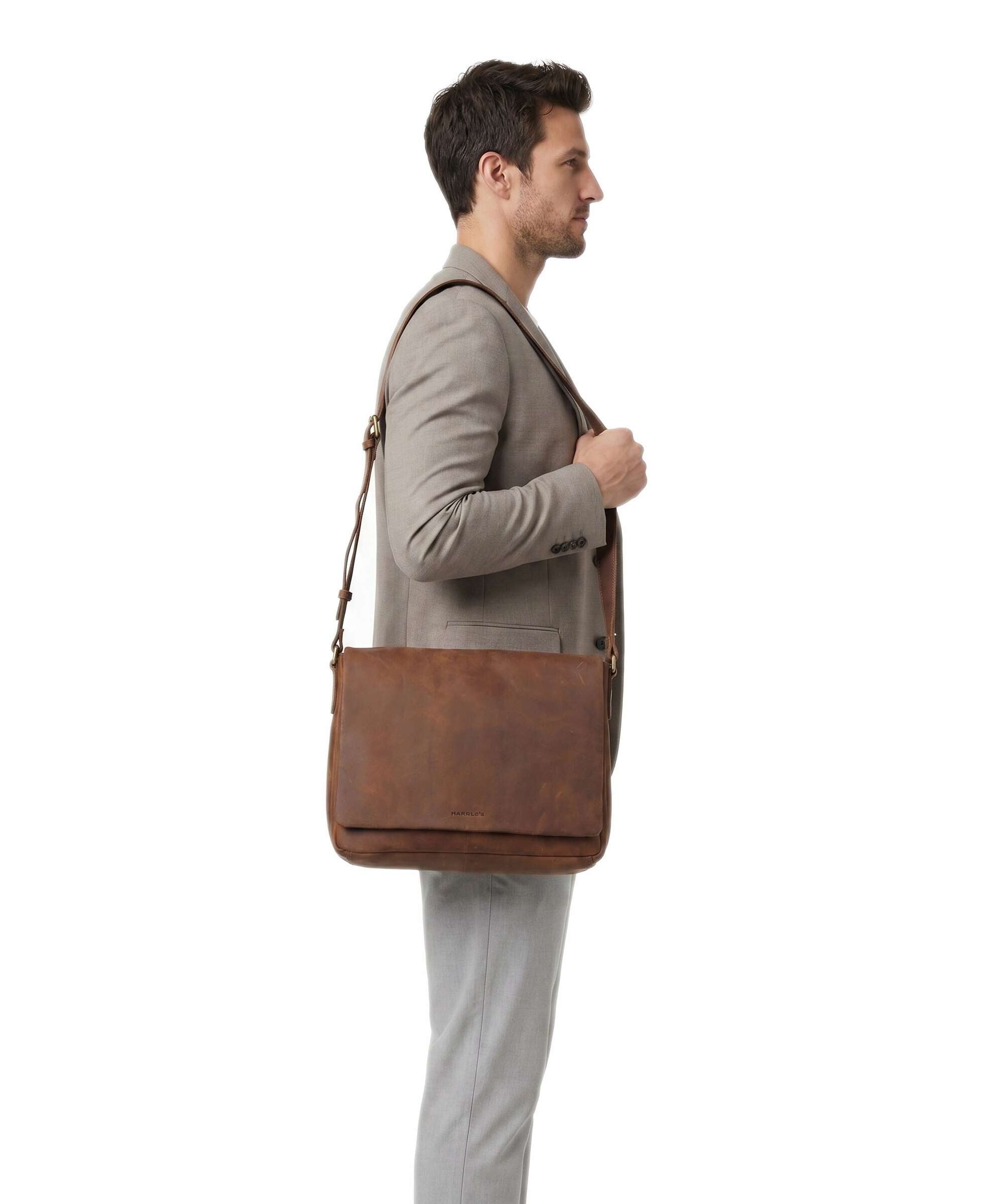 Harold's Antico Messenger bag natur