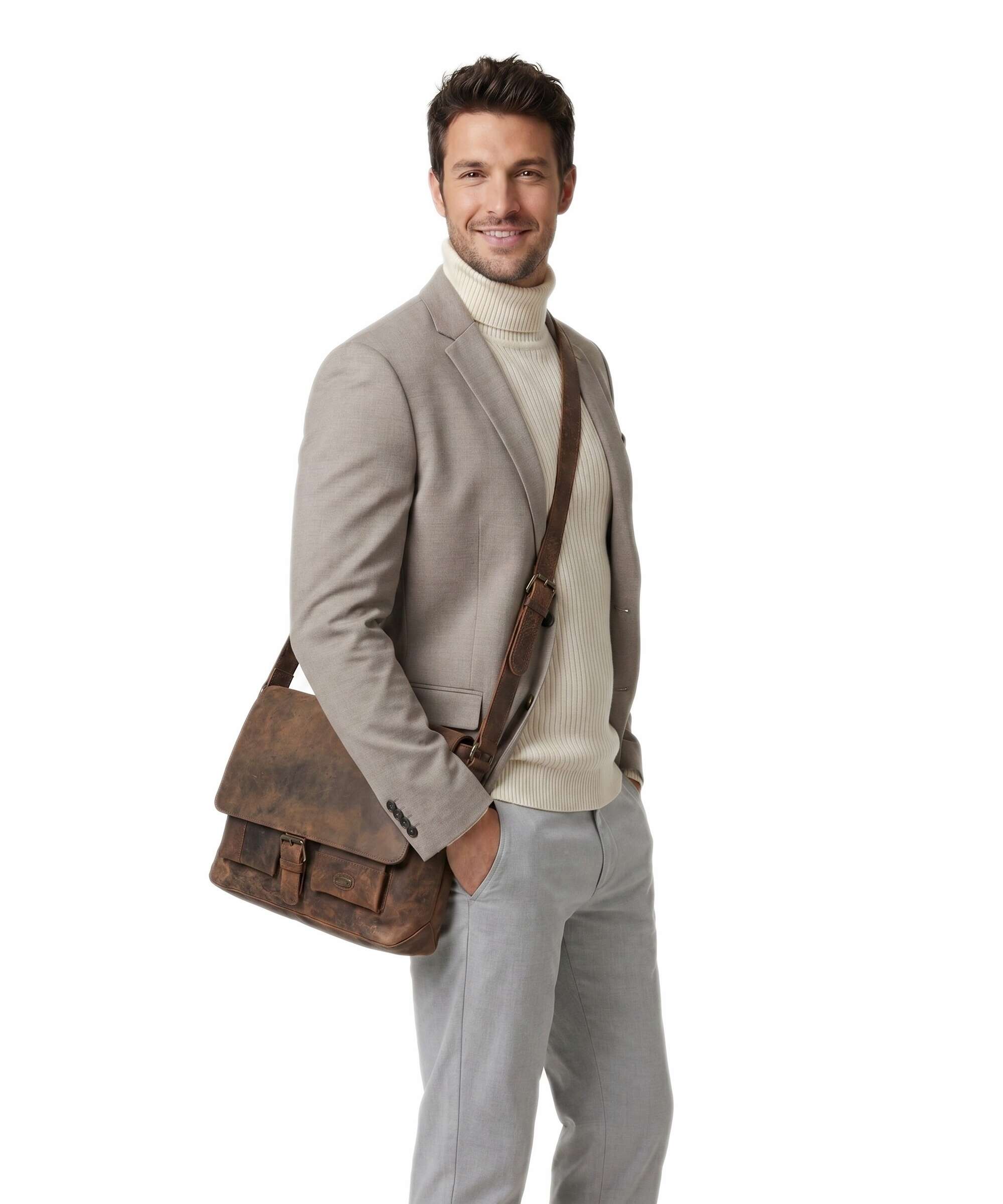 Harold's Antico Messenger bag natur