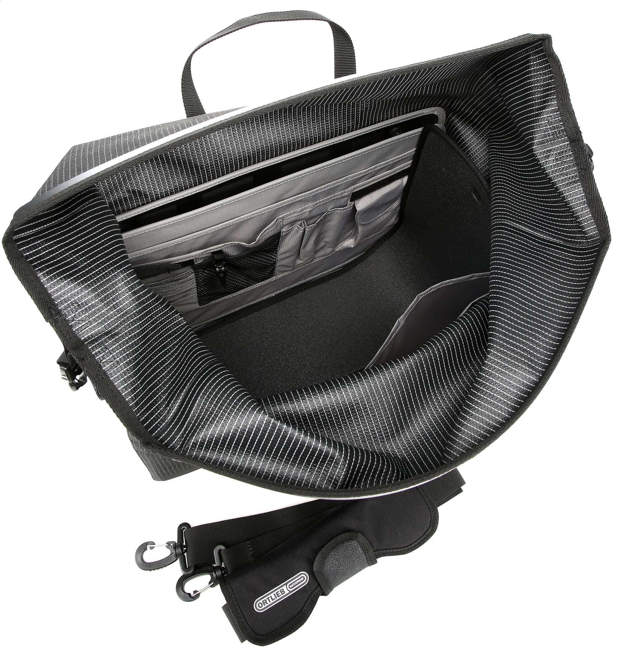 Ortlieb Office-Bag High Visibility QL2.1 Bike pannier black reflective