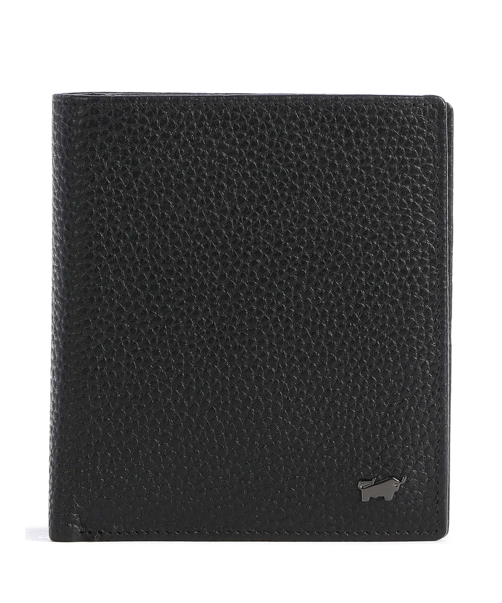 Braun Büffel Theo Wallet schwarz