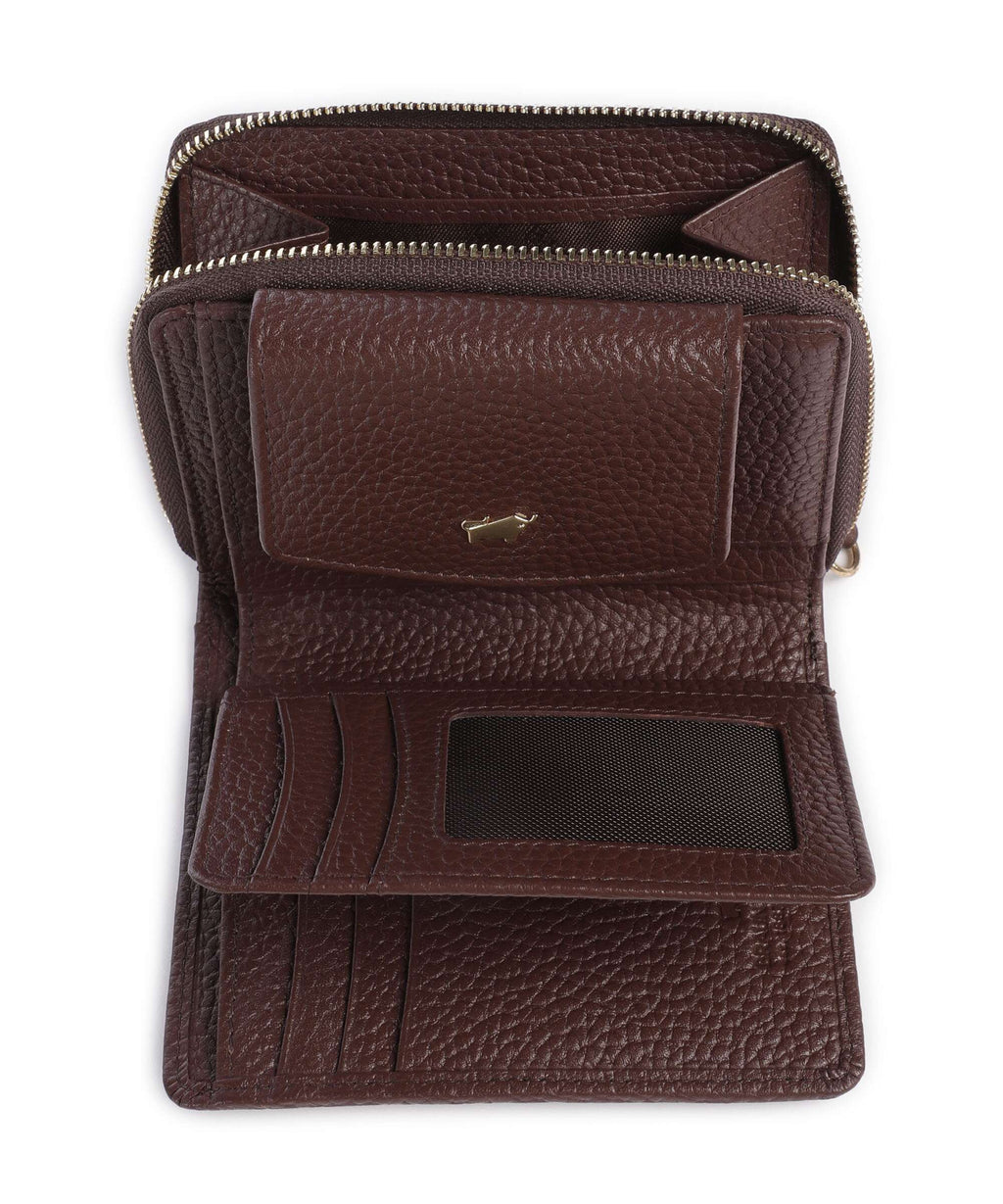 Braun Büffel Hanna M Wallet dark brown