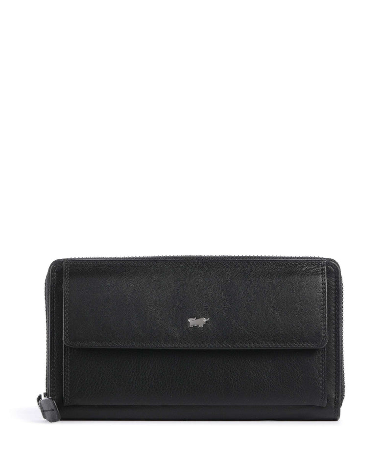 Braun Büffel Golf Wallet schwarz