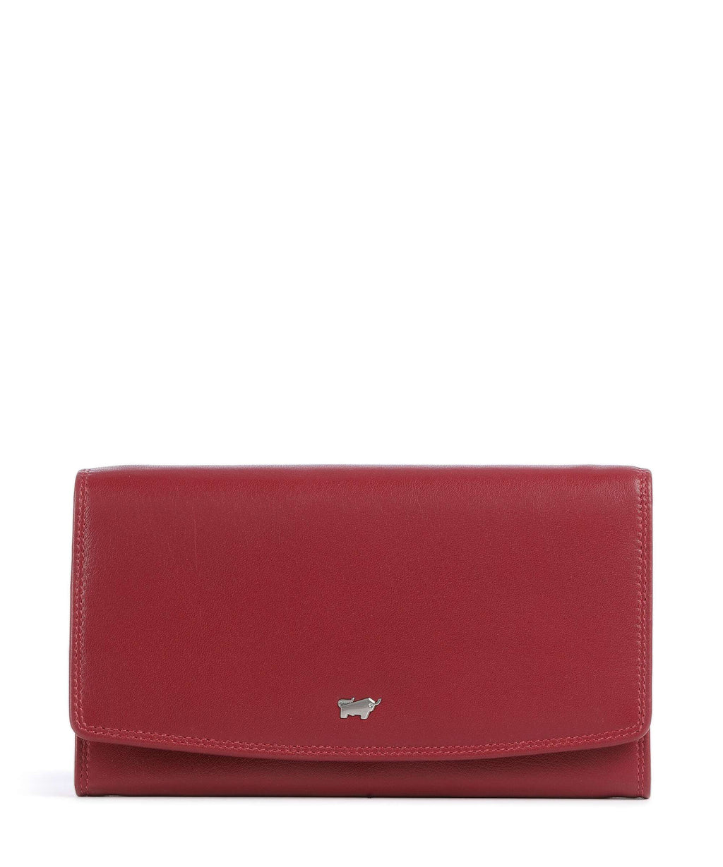 Braun Büffel Golf Wallet rot