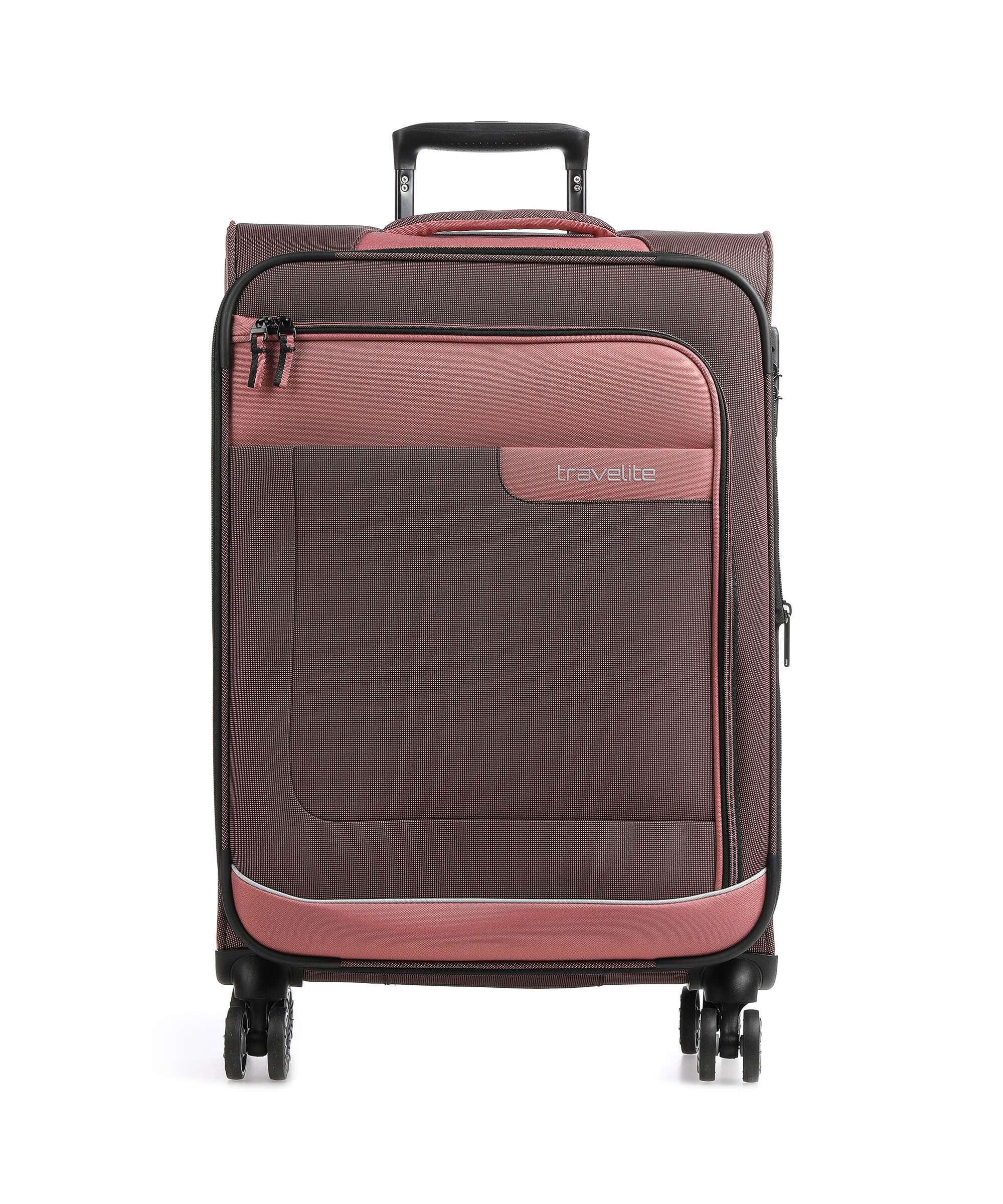 Travelite Viia Spinner (4 wheels) frühlingsrose