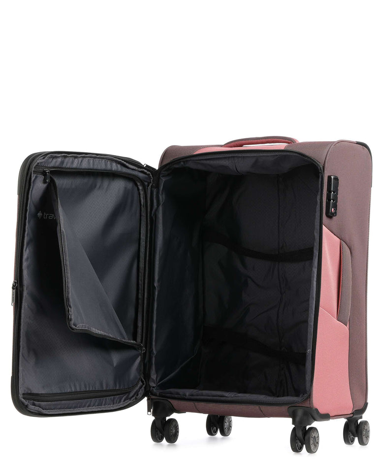 Travelite Viia Spinner (4 wheels) frühlingsrose