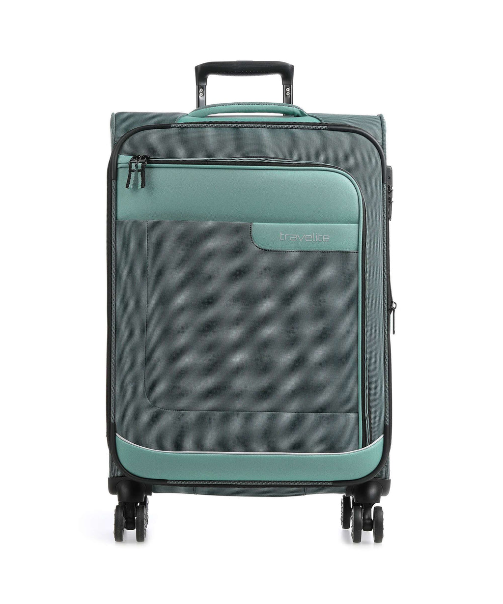 Travelite Viia Spinner (4 wheels) eukalyptus