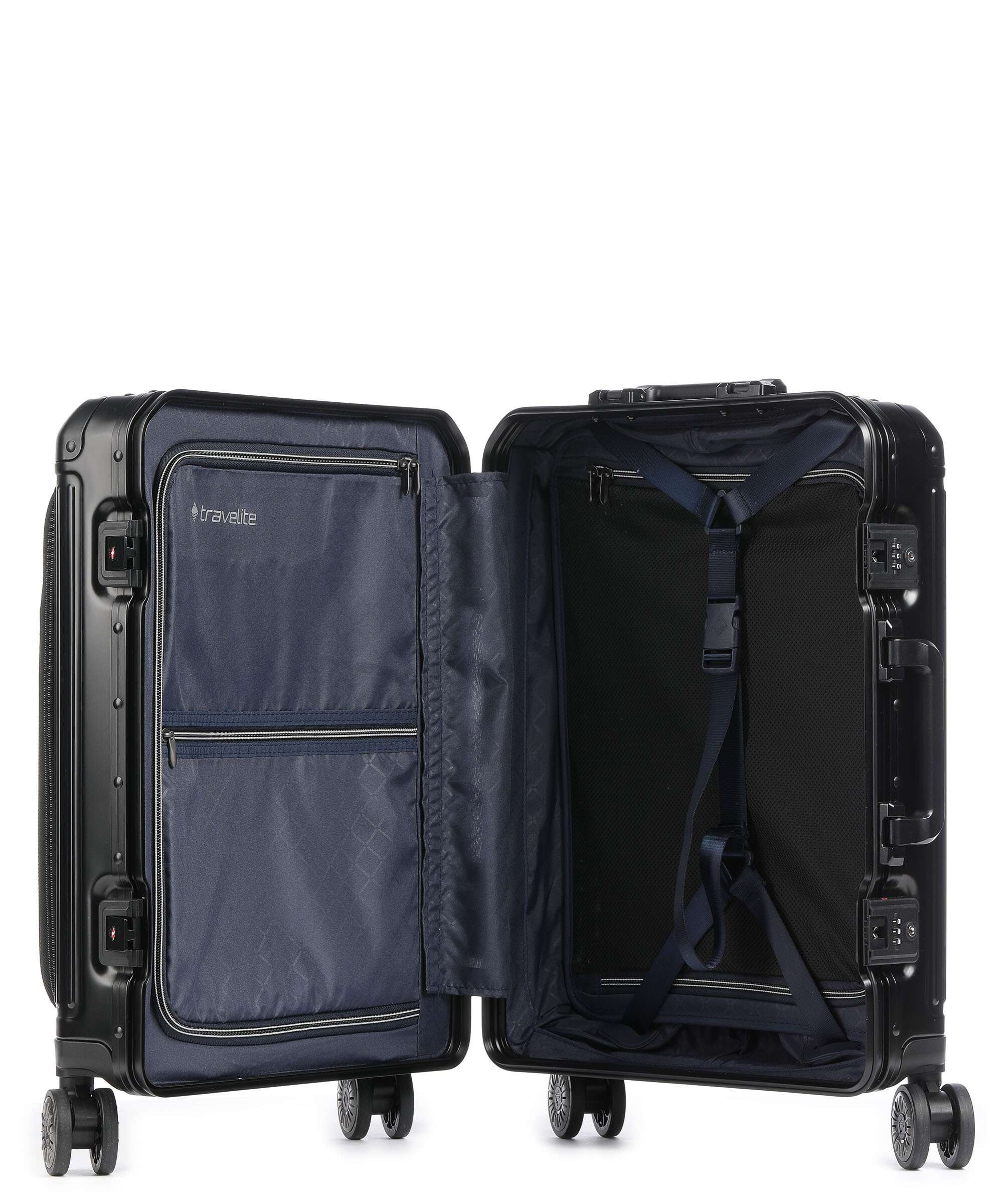 Travelite Next Spinner (4 wheels) schwarz