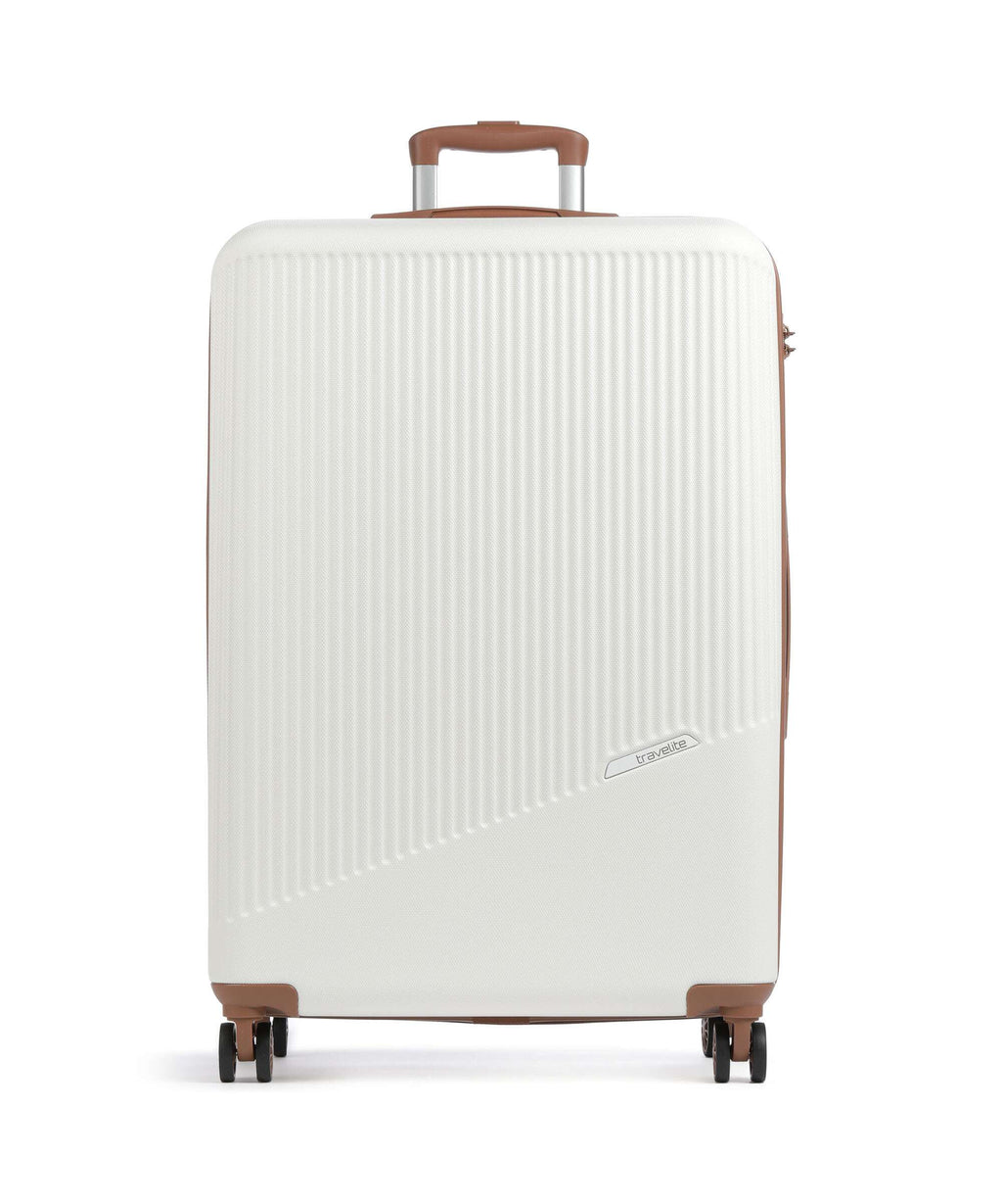Travelite Bali Spinner (4 wheels) weiss/cognac