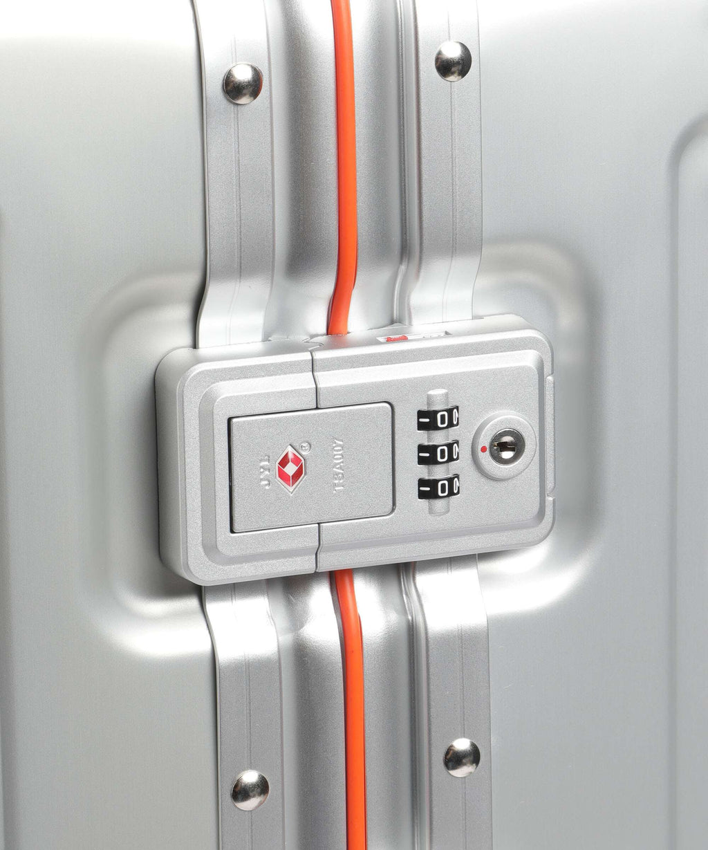 Travelite Next Spinner (4 wheels) silber orange