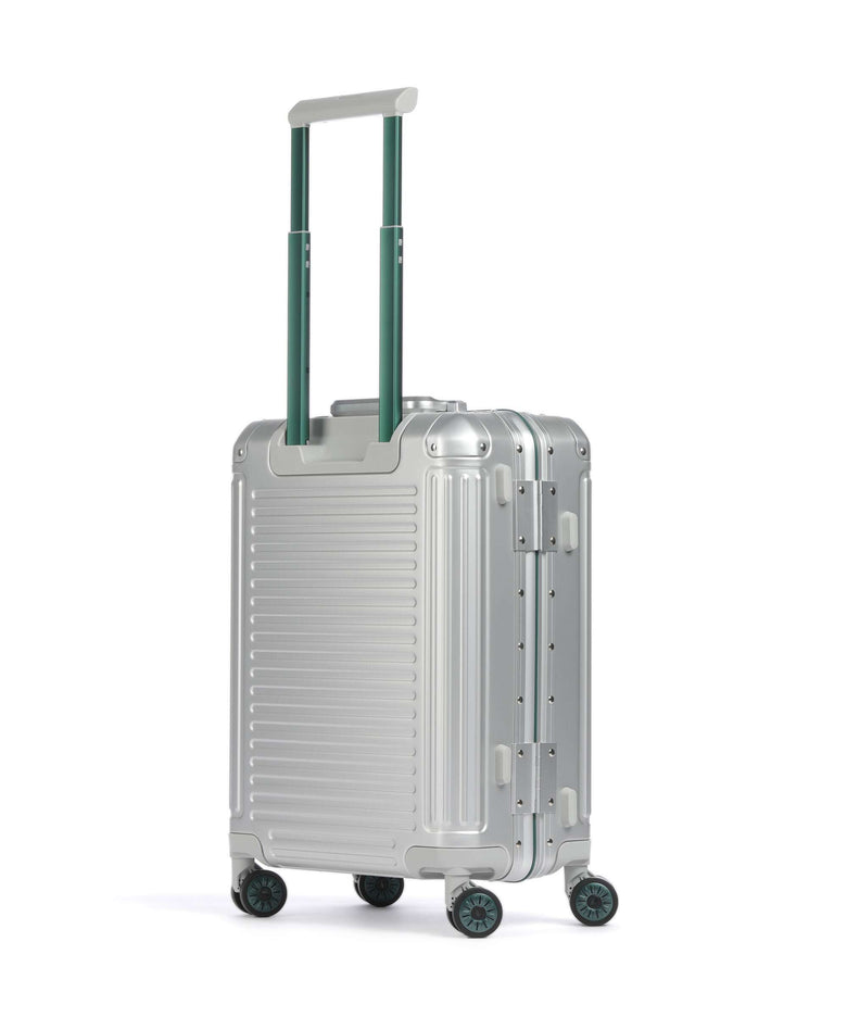 Travelite Next Spinner (4 wheels) silber/grün