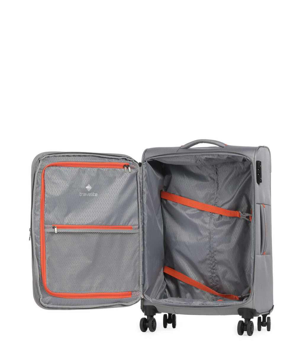 Travelite Umbria Spinner (4 wheels) smoky gray
