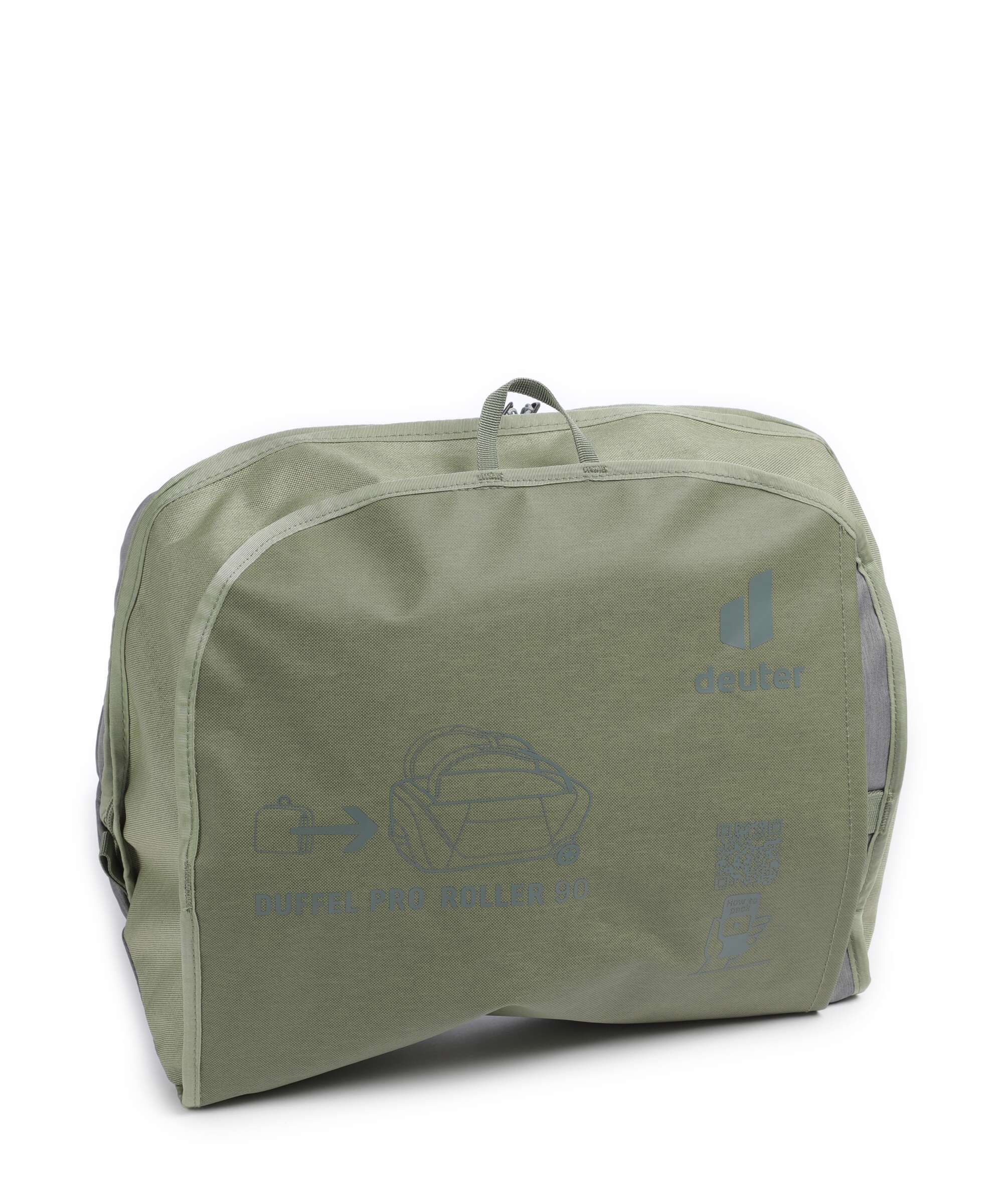 Deuter Pro 90 Travel bag with wheels mineral/grove