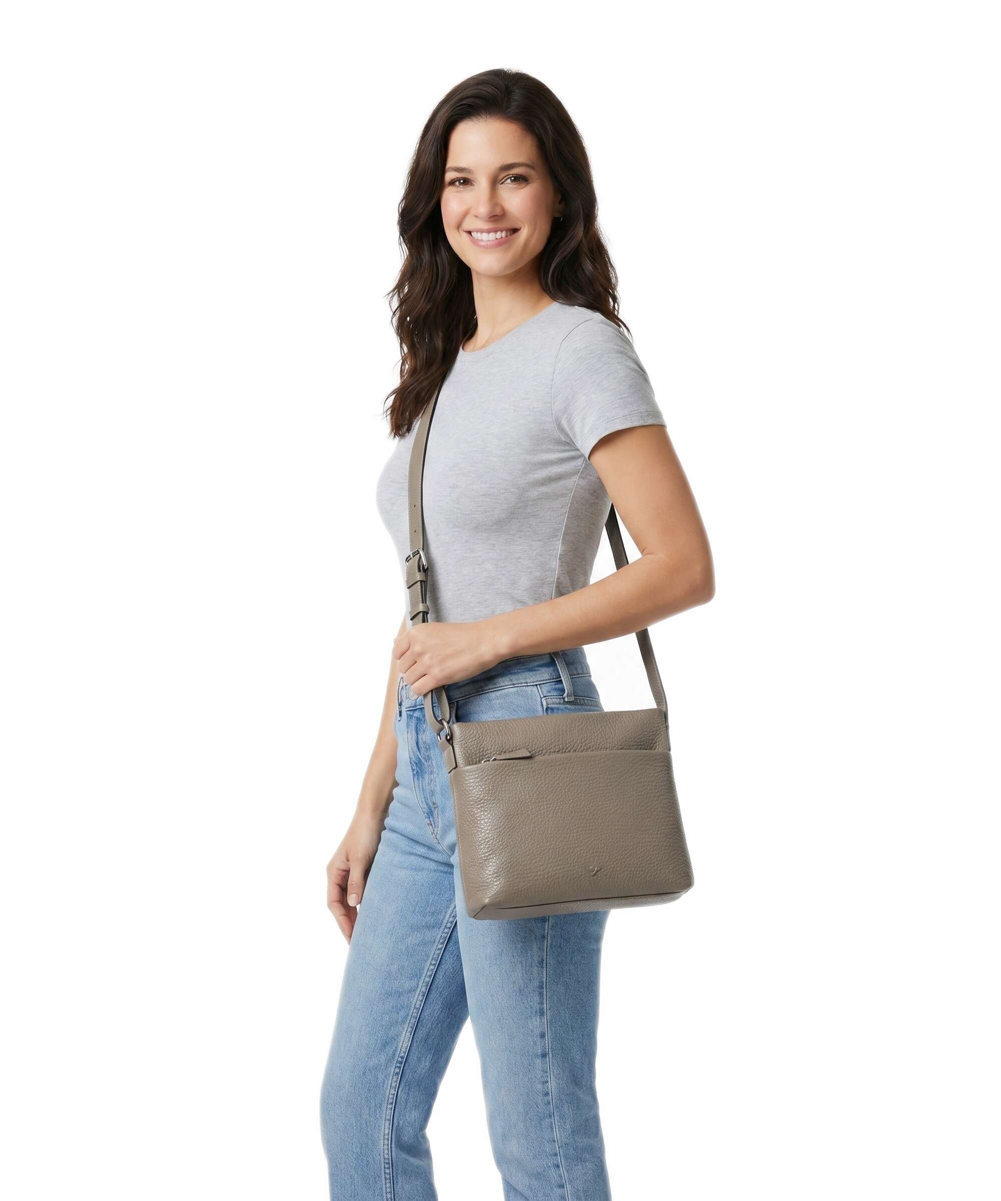 Voi Hirsch Bristol Crossbody bag sand
