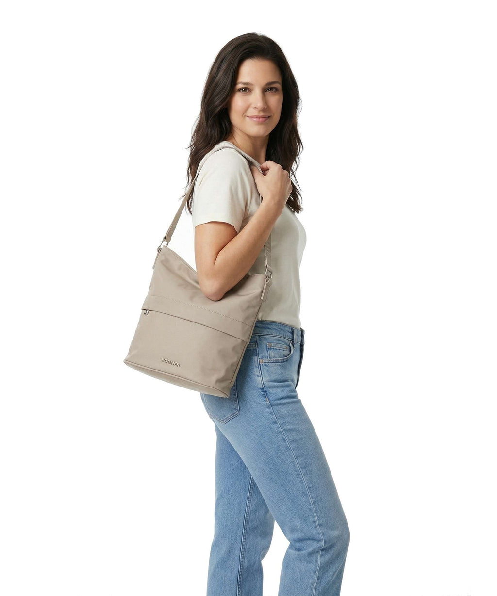 Bogner Maxon Heather Hobo bag greige