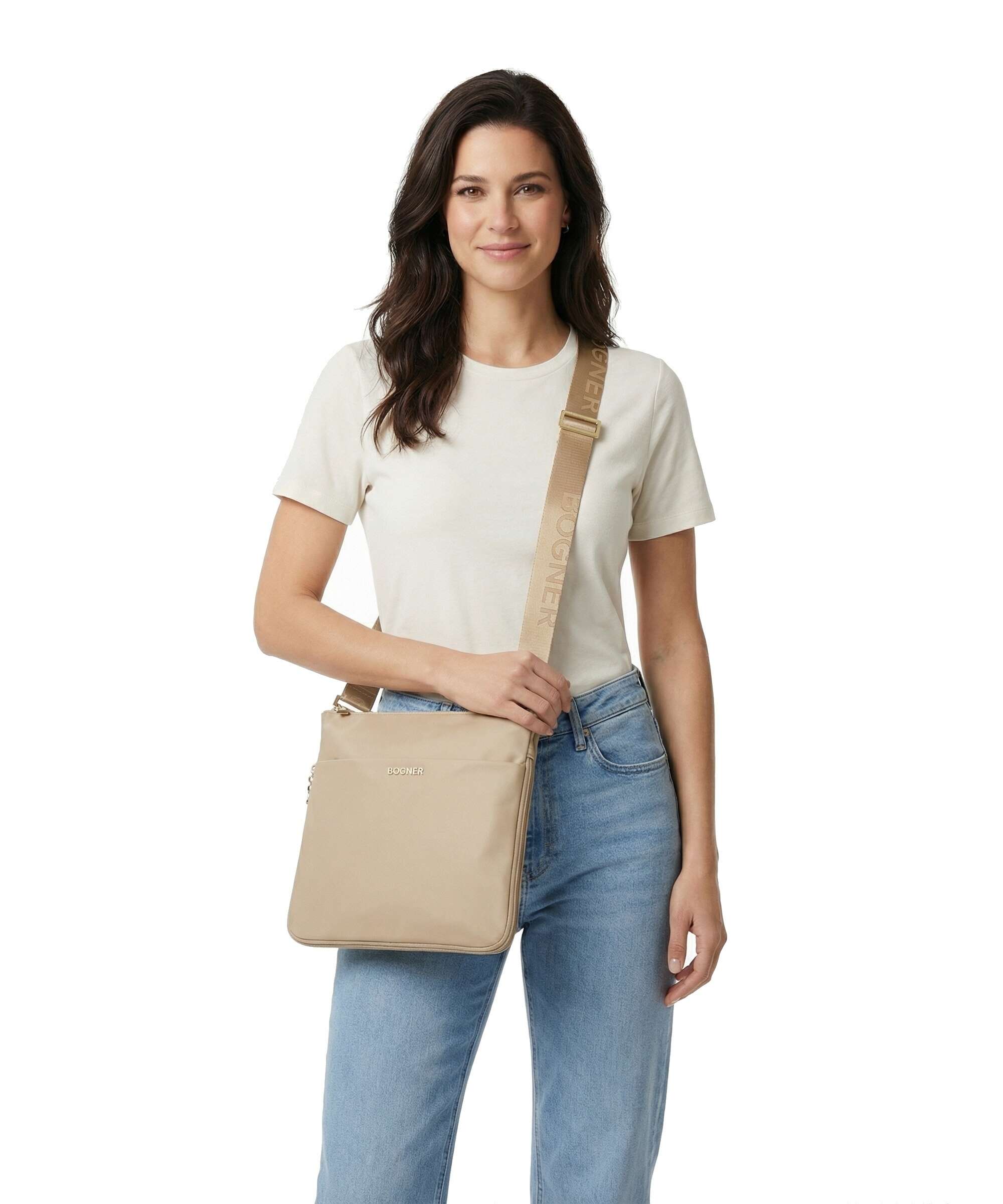 Bogner Klosters Neve Serena Crossbody bag lattè