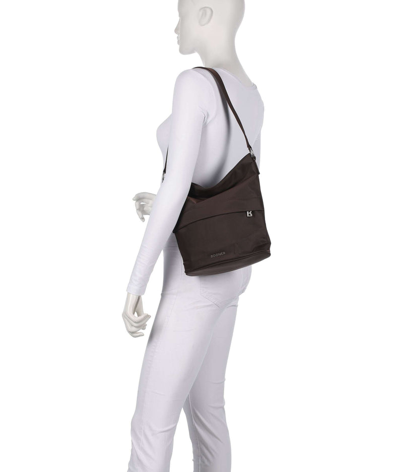 Bogner Maxon Heather Hobo bag darkbrown