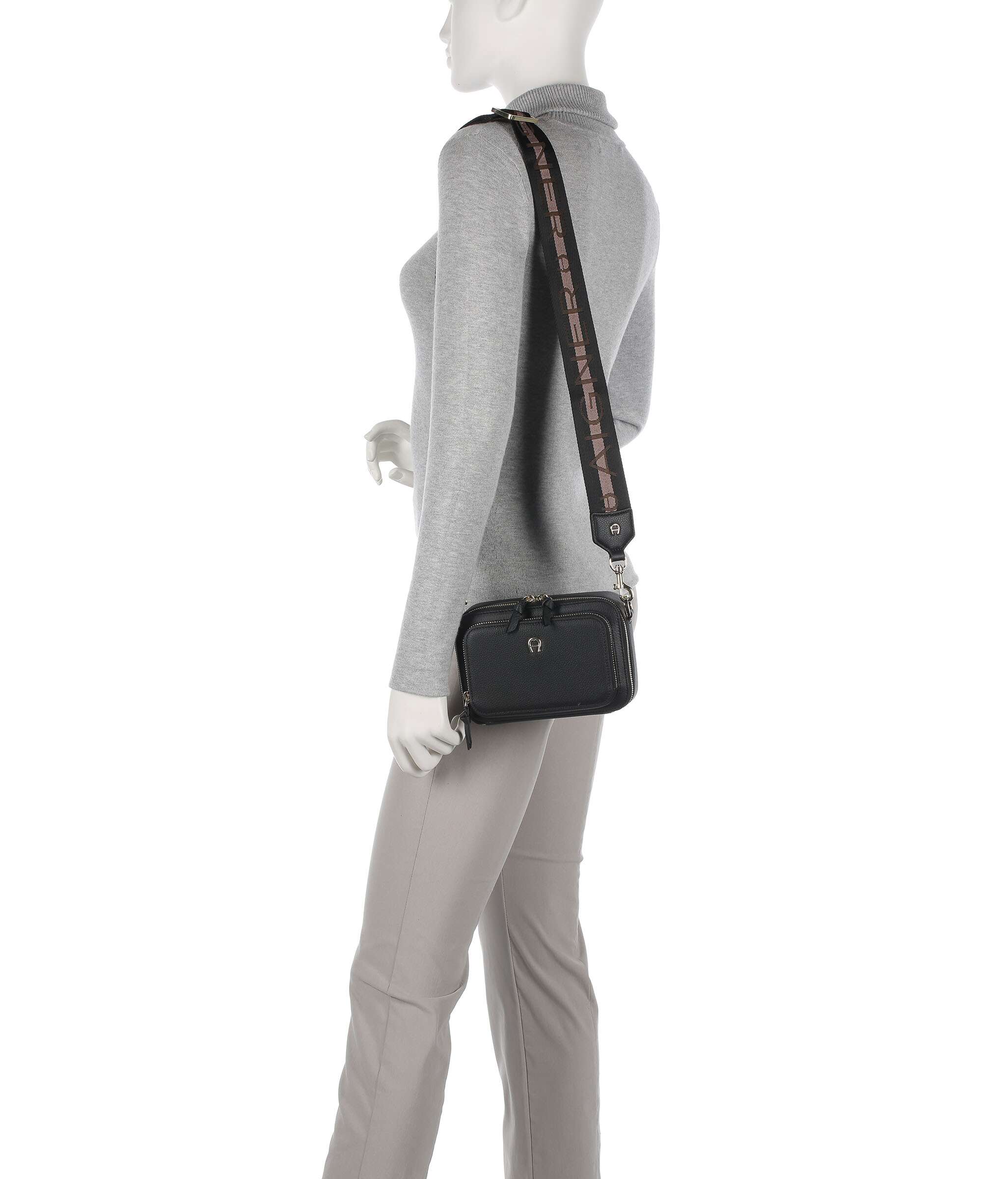 Aigner Zita S Crossbody bag black
