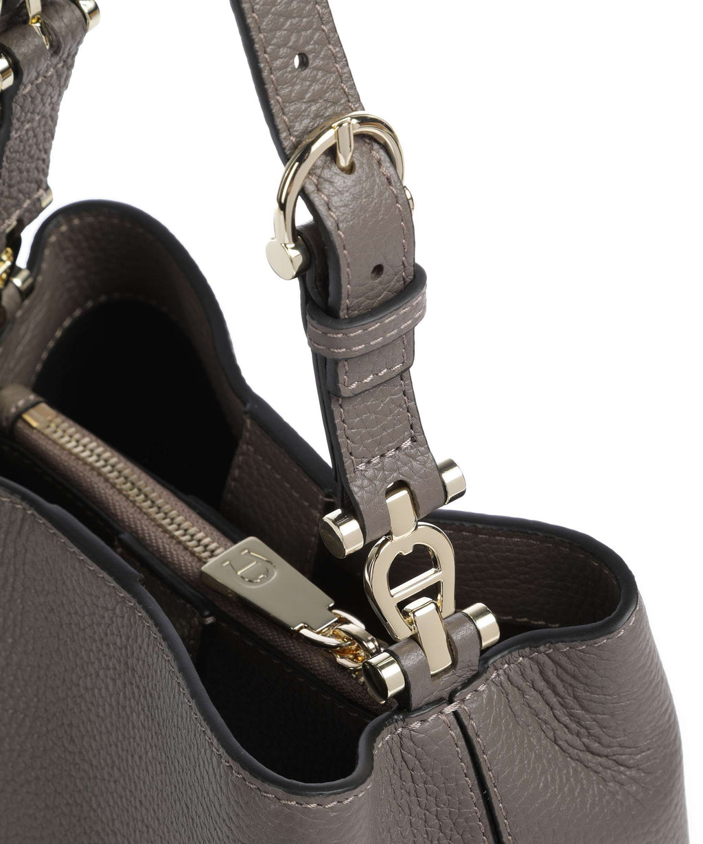 Aigner Delia S Bucket bag coal brown