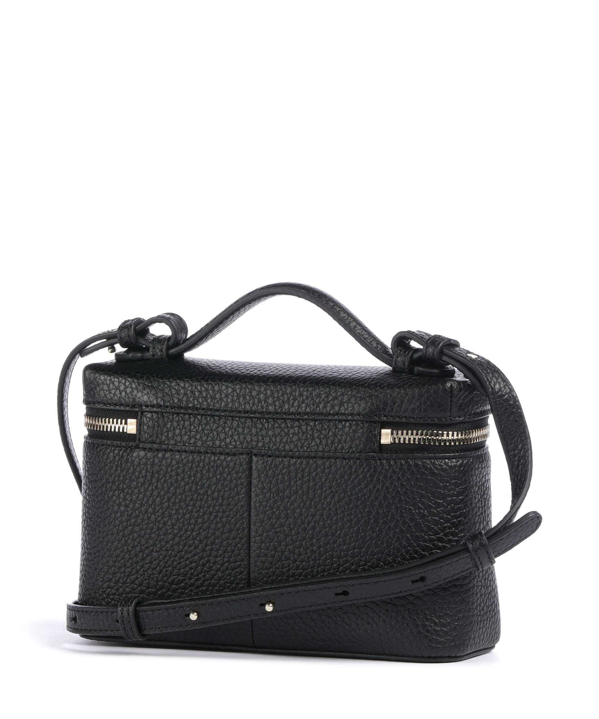 Aigner Zelda XS Umhängetasche genarbtes Rindsleder black - 133056