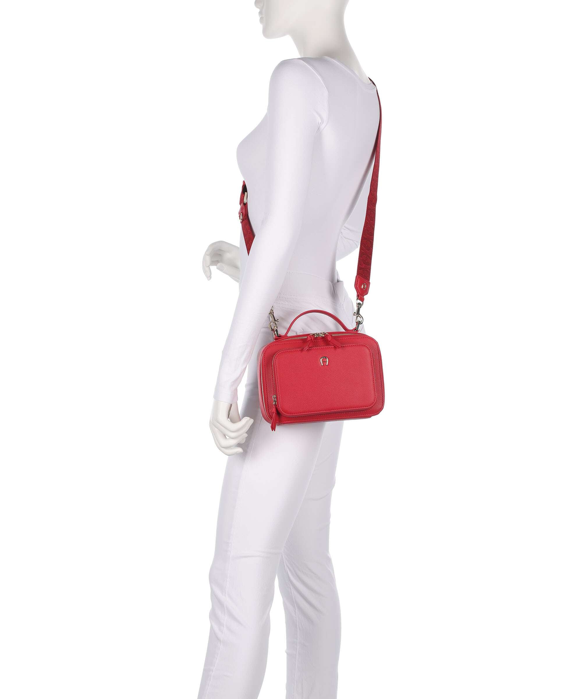 Aigner Zita S Crossbody bag lipstick red