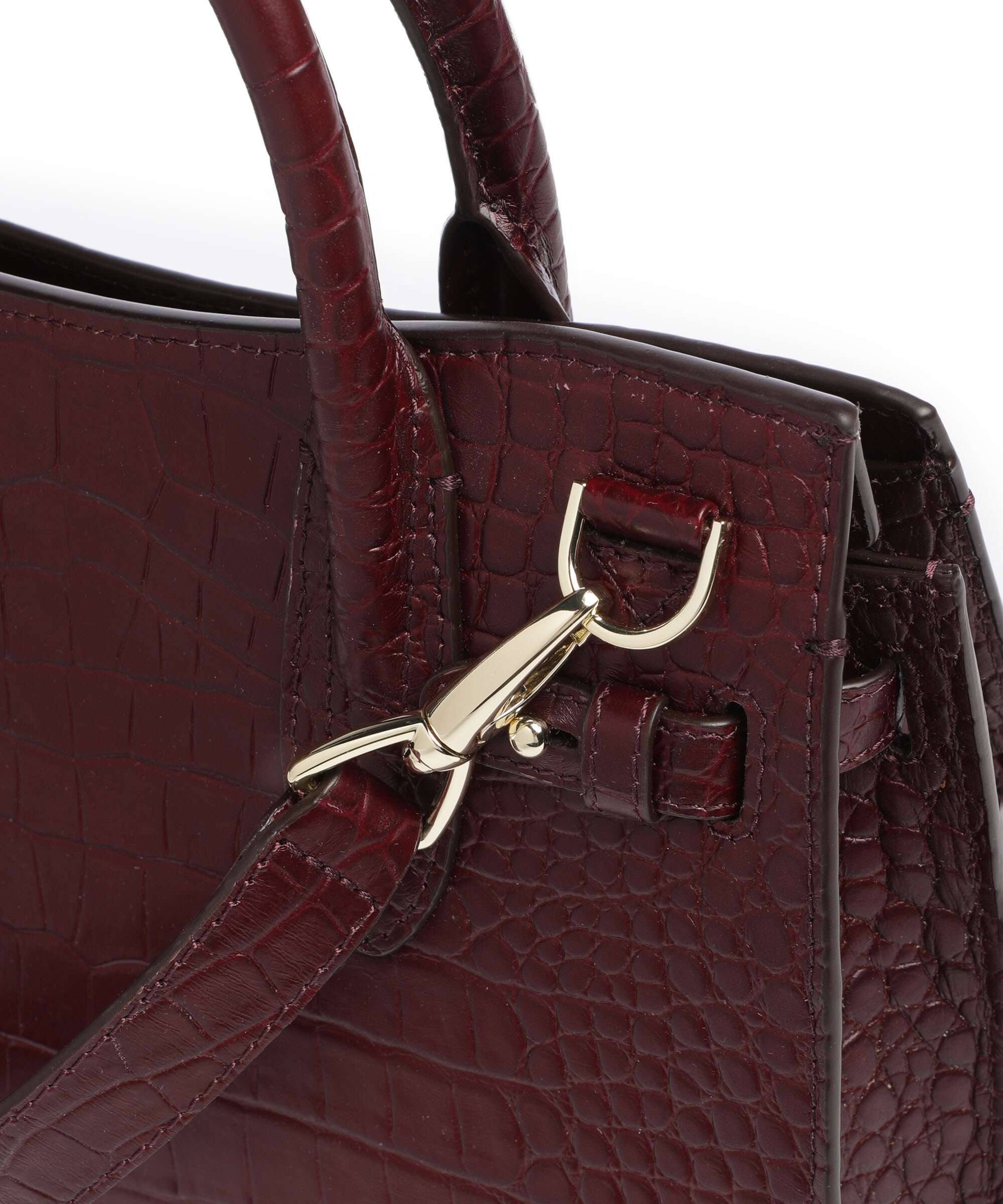 Aigner Farah M Handbag port red