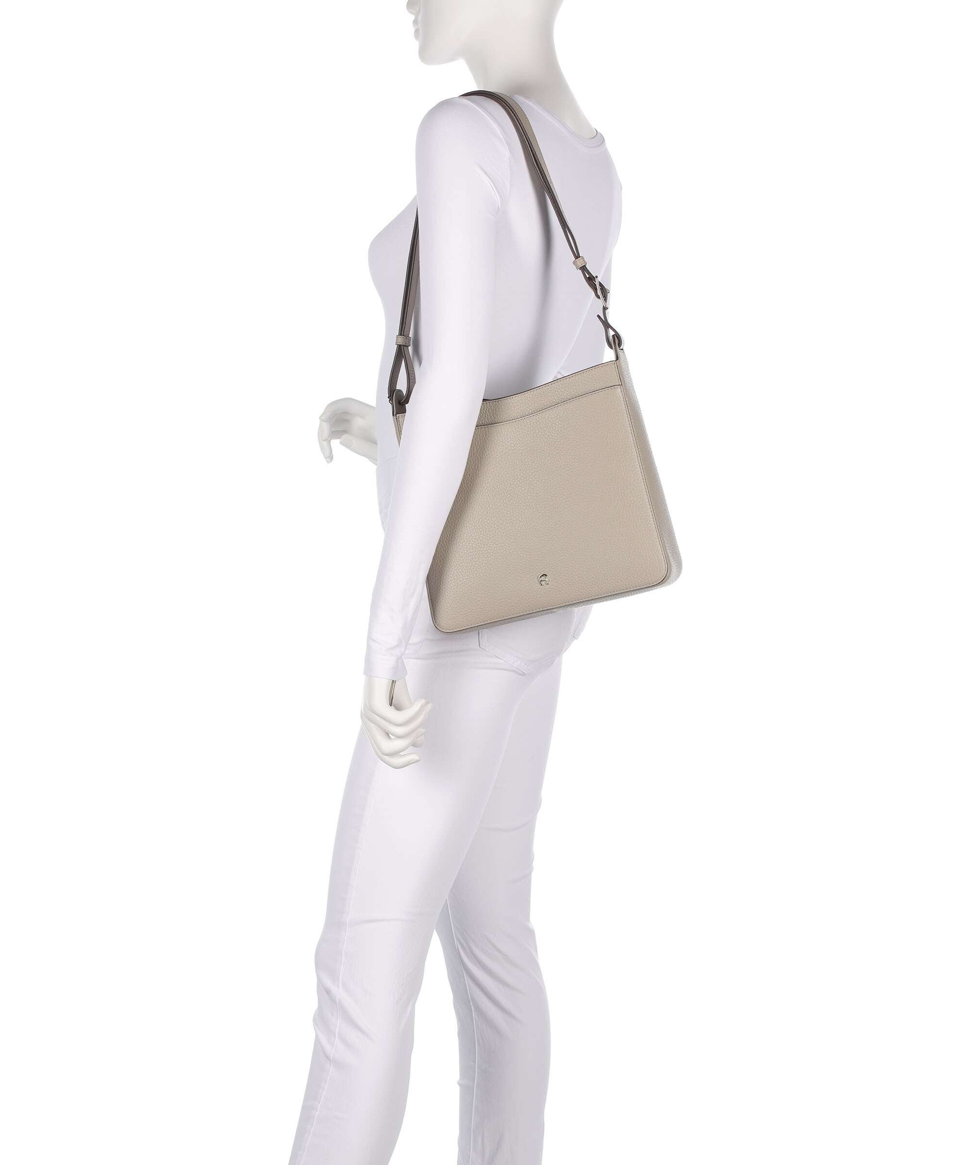 Aigner Pura M Shoulder bag alpaca beige