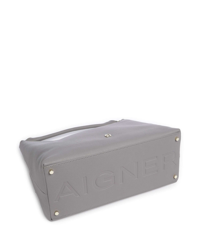 Aigner Zita M Hobo bag iron grey