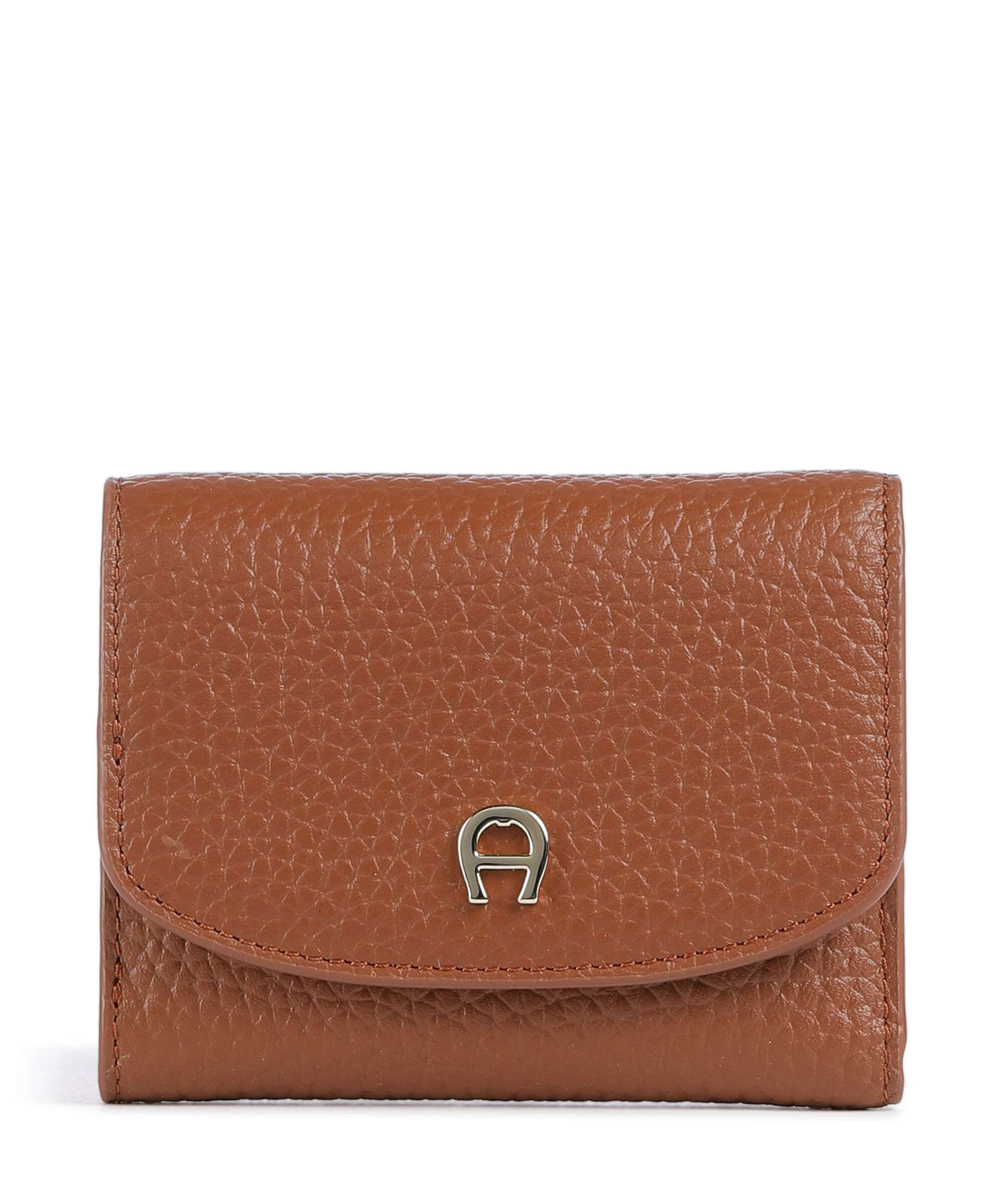 Aigner Carré Soft Wallet cognac brown