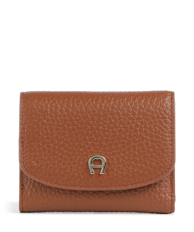 Aigner Carré Soft Wallet cognac brown