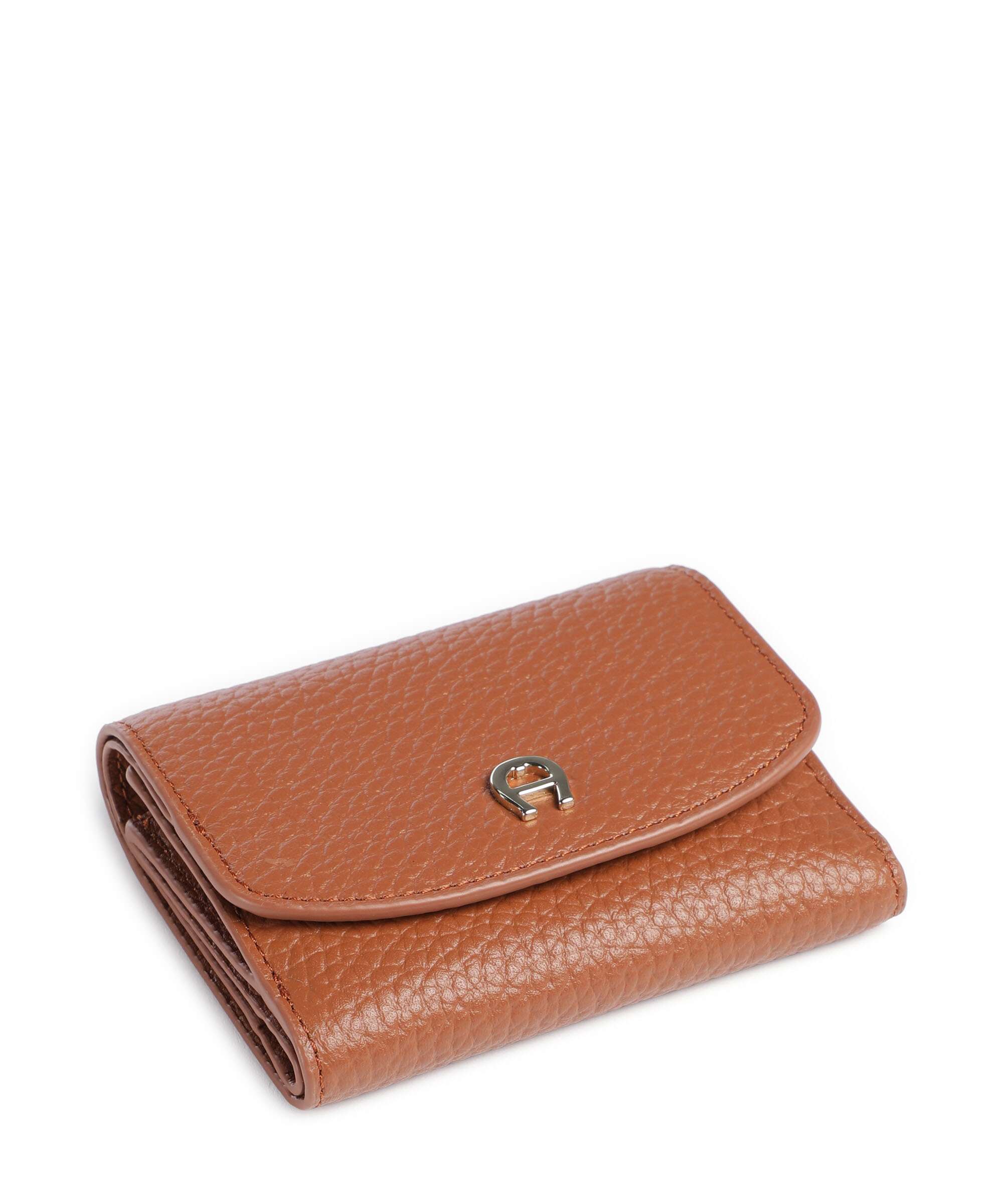 Aigner Carré Soft Wallet cognac brown