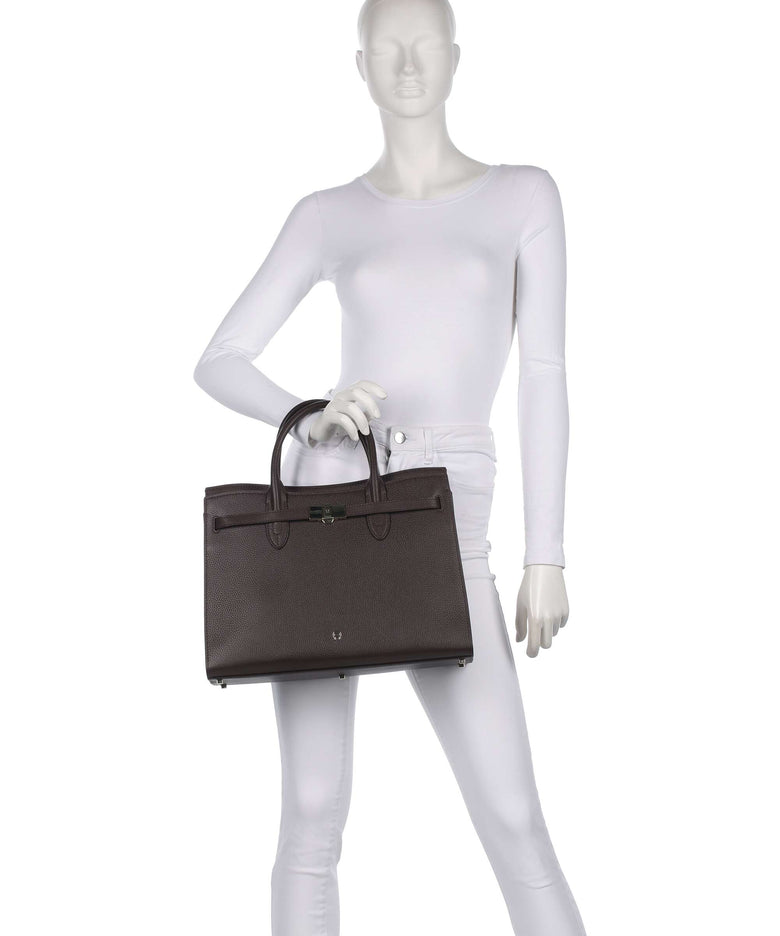 Aigner Farah L Handbag soil brown