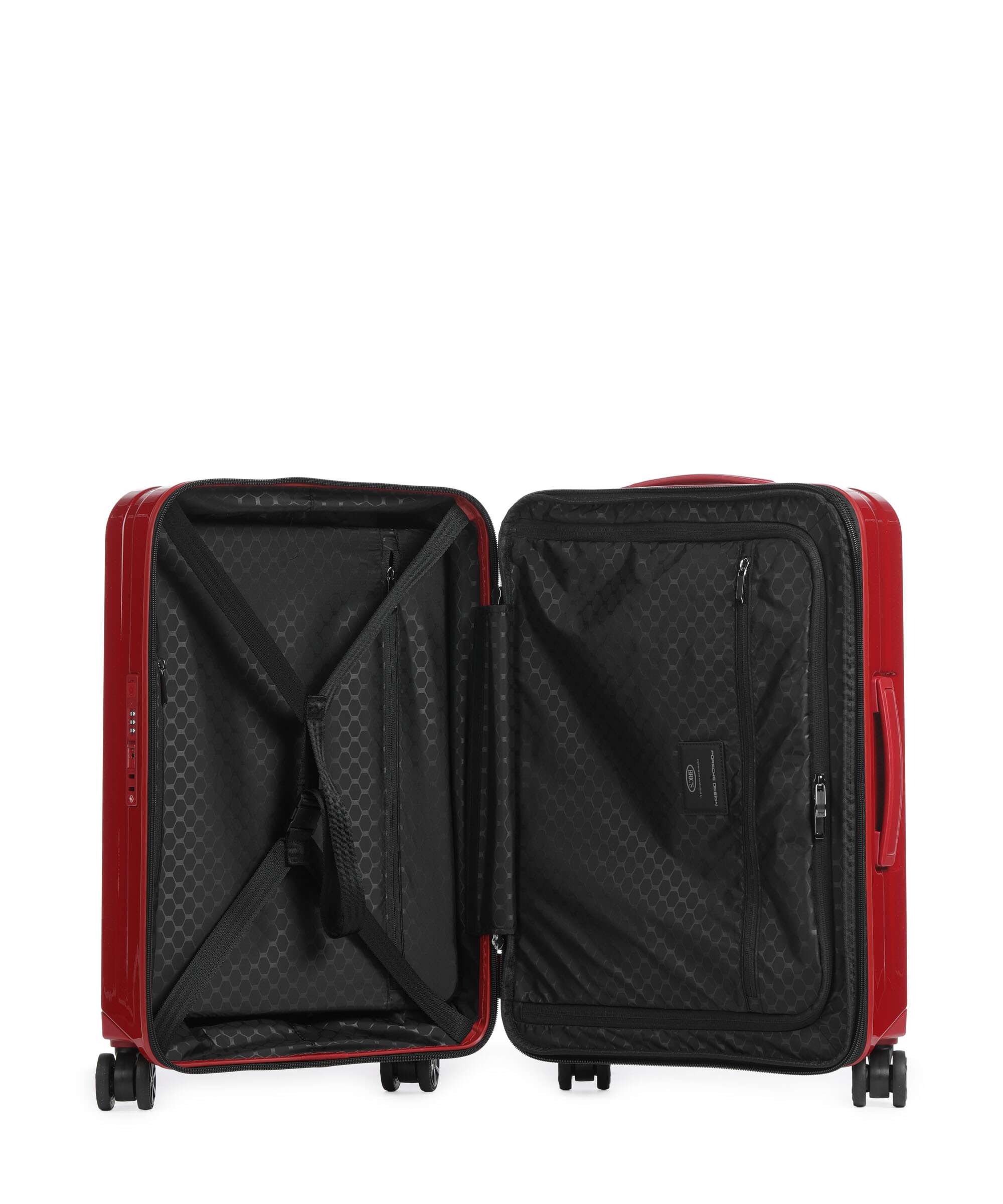 Porsche Design Roadster HC Exp Spinner (4 wheels) carmine red