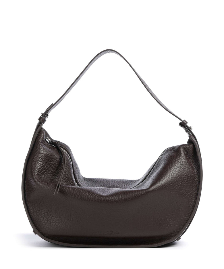 polo lenkertasche Marc O'Polo Aamu M Beuteltasche Schafsleder black cherry