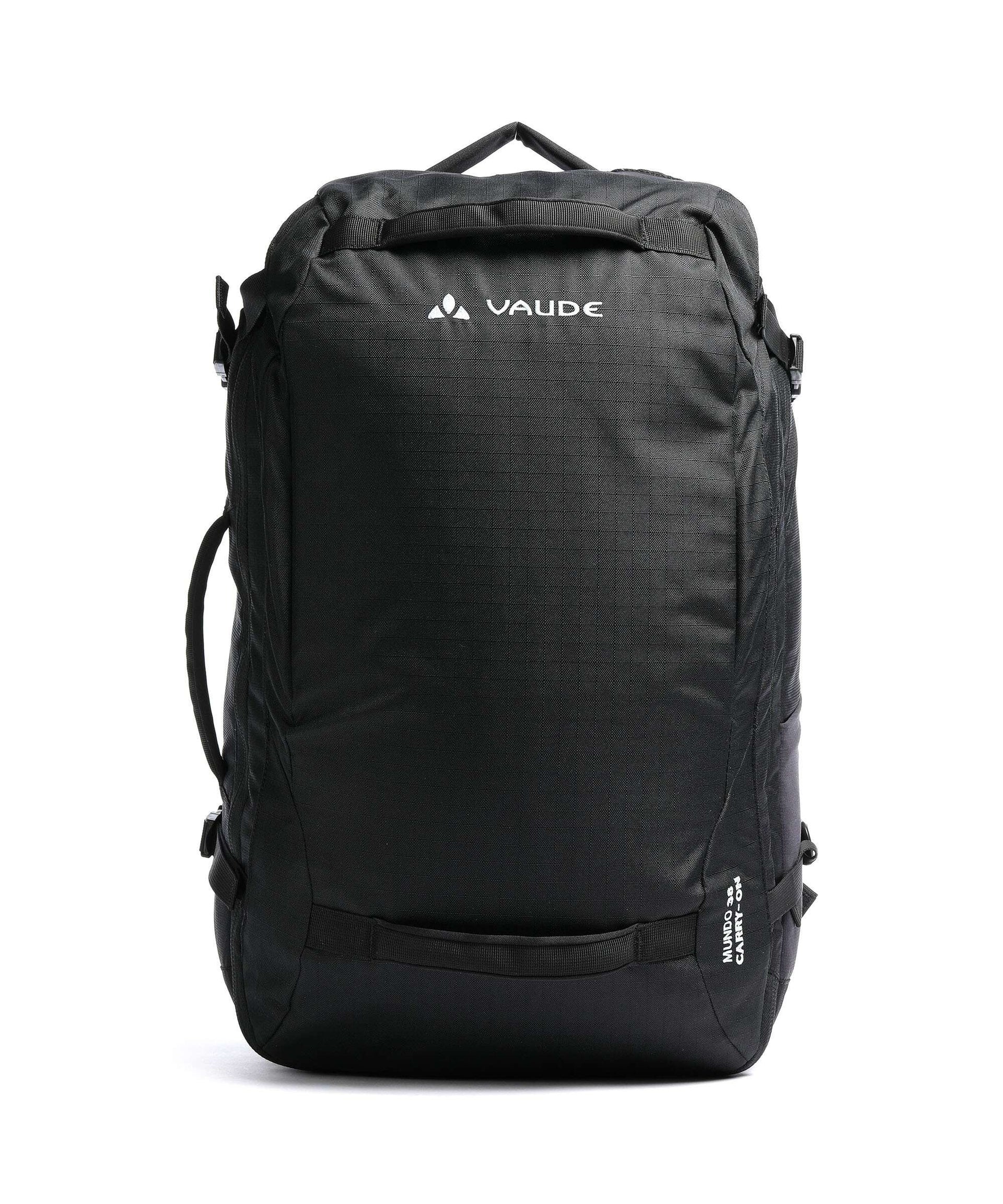 Vaude Mundo 38 Carry-On Reiserucksack 15″ recyceltes Ripstop-Polyester black