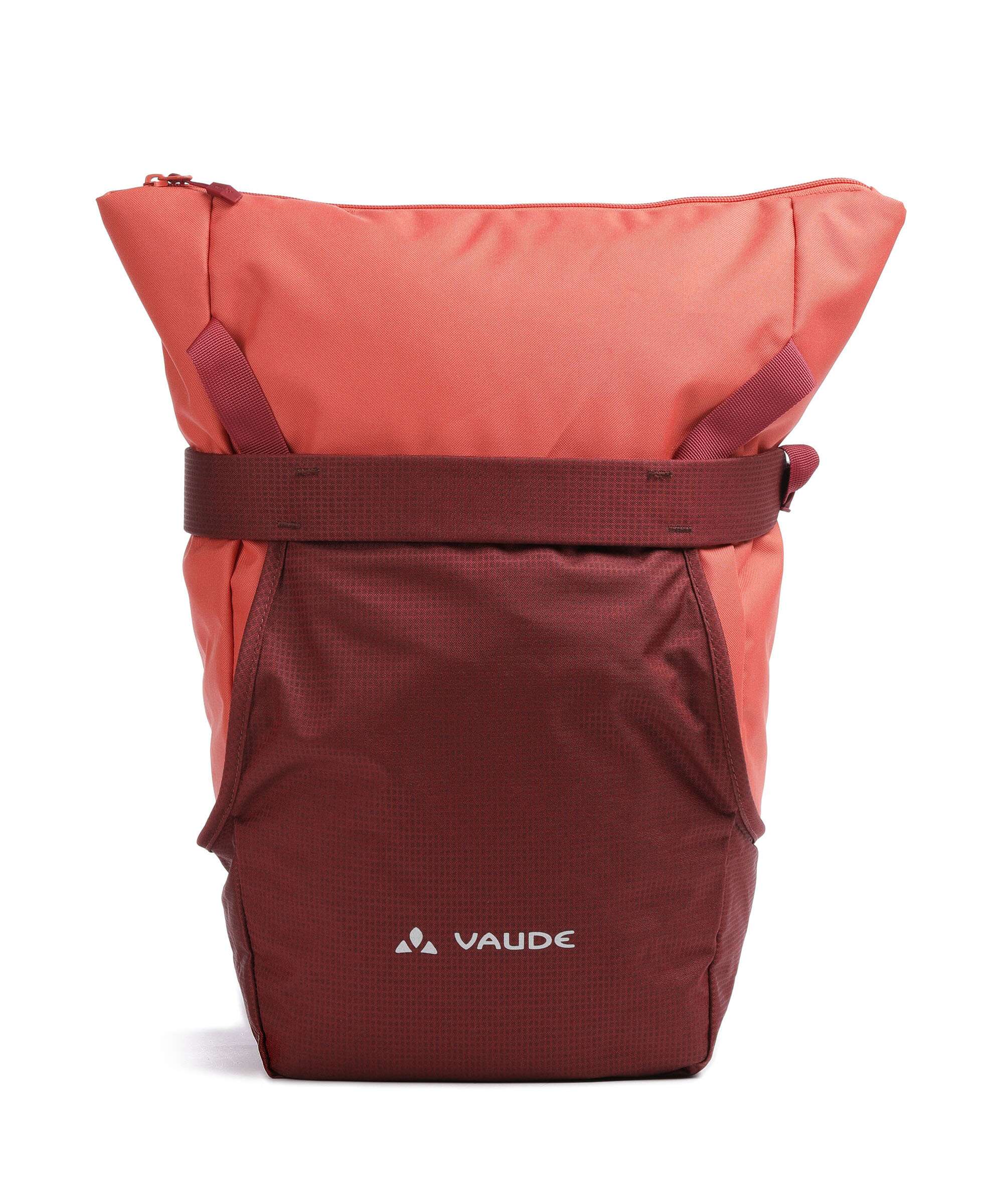 Vaude urban TwinShopper Bike pannier hotchili