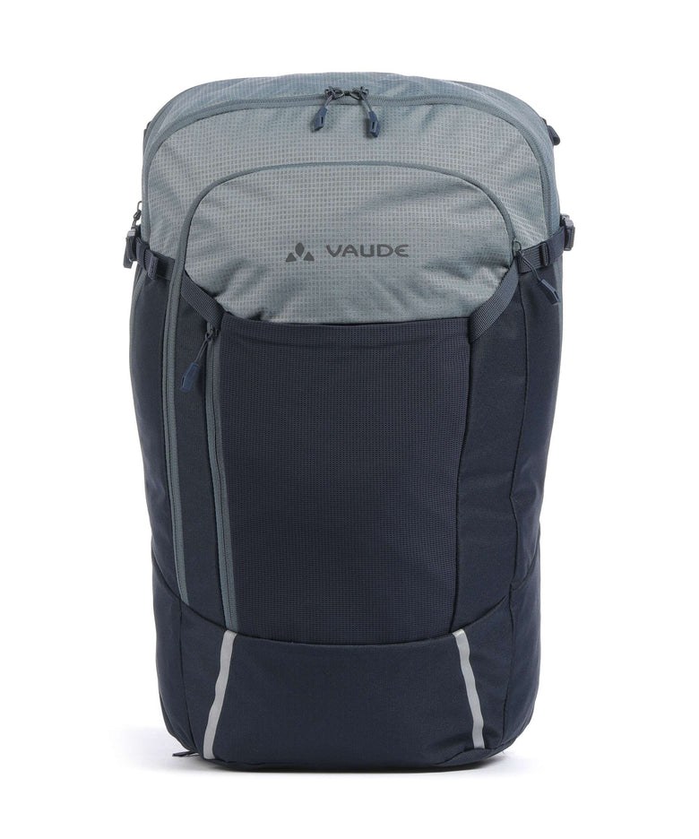 vaude cycle 28 ii - rucksack fahrradtasche Vaude Cycle II 28 QMR 2.0 Gepäcktasche recyceltes Polyester heron